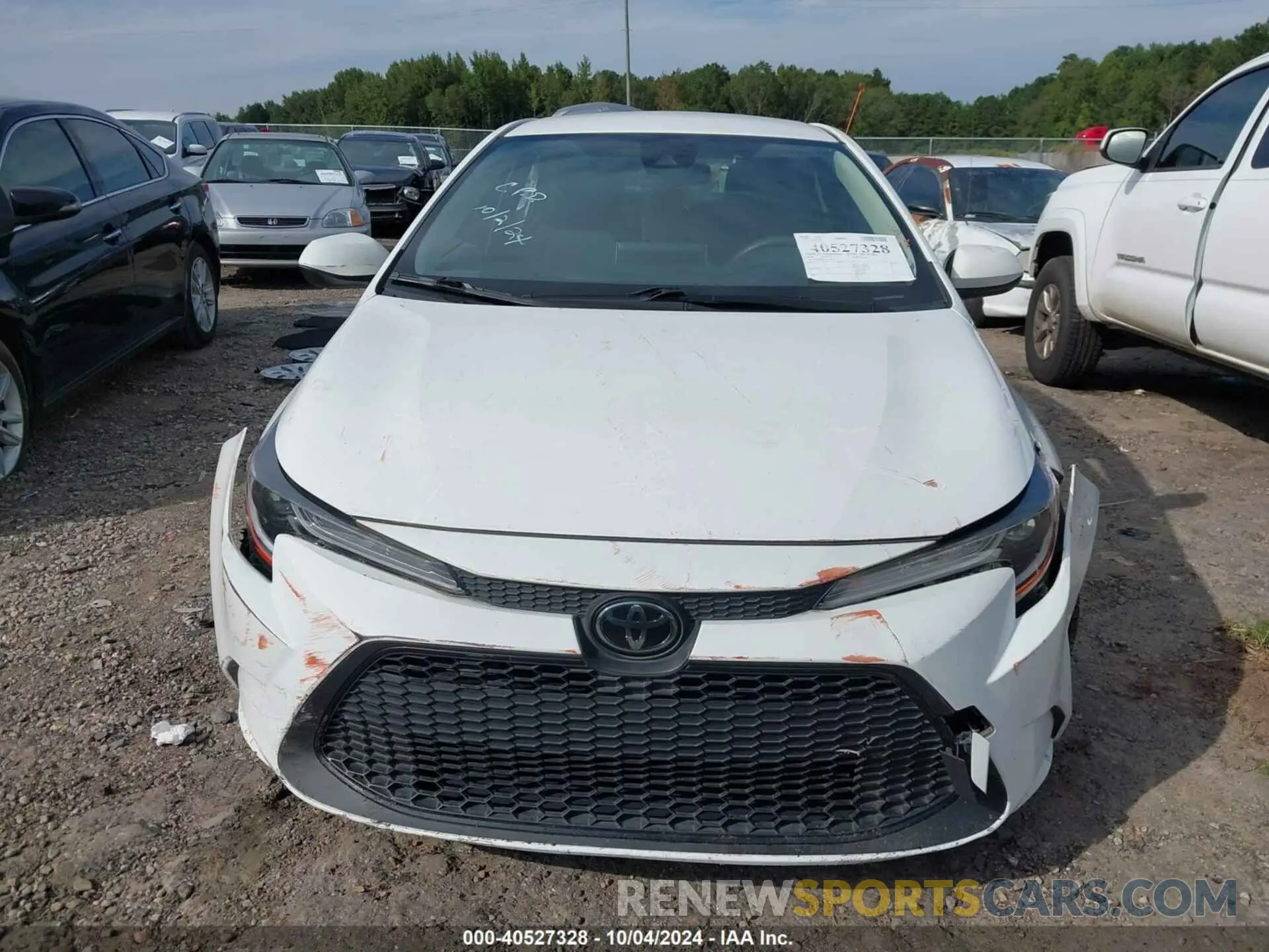 12 fotografías del automóvil dañado JTDEPRAE4LJ003921 TOYOTA COROLLA 2020