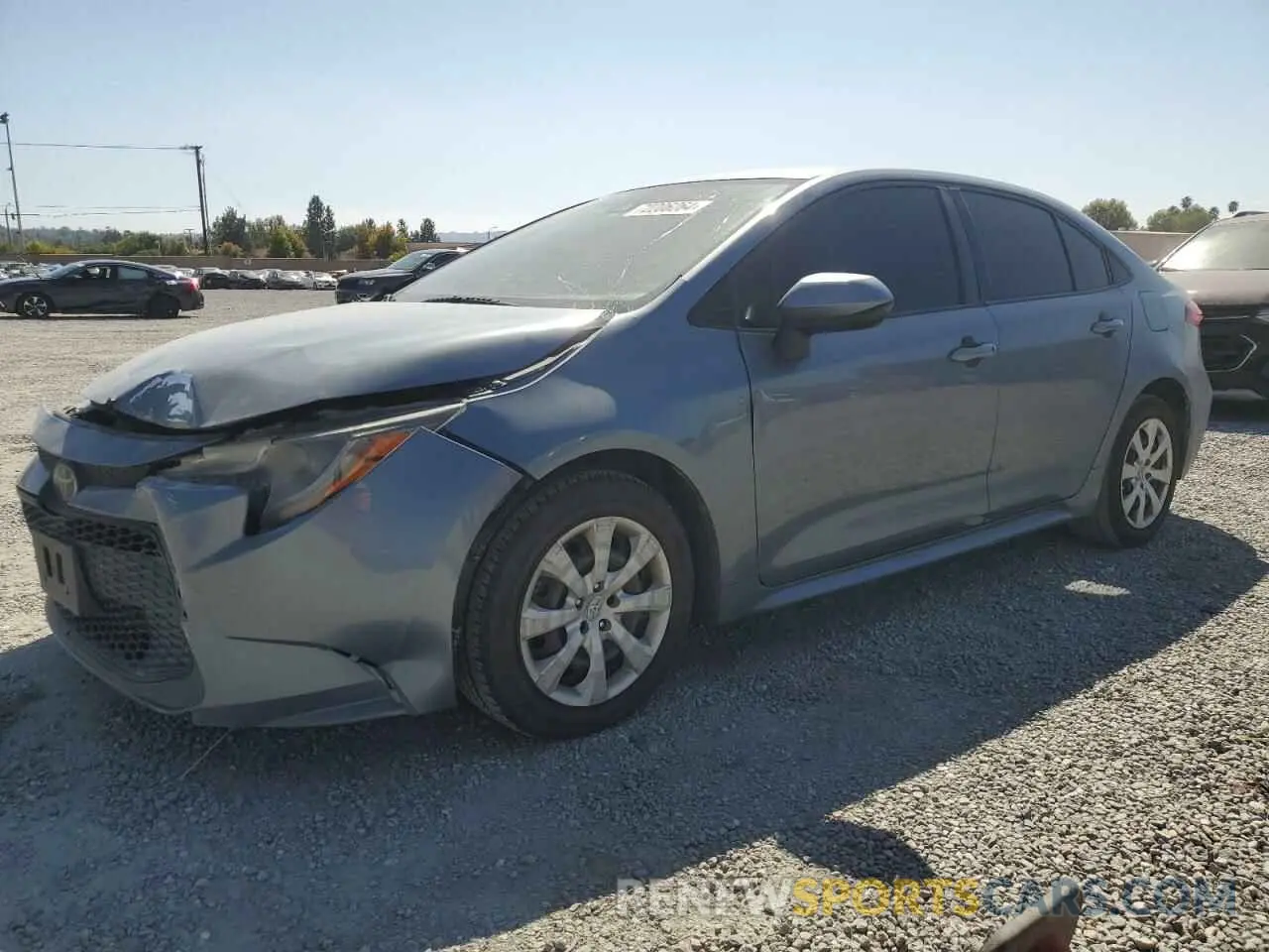 1 fotografías del automóvil dañado JTDEPRAE4LJ004311 TOYOTA COROLLA 2020
