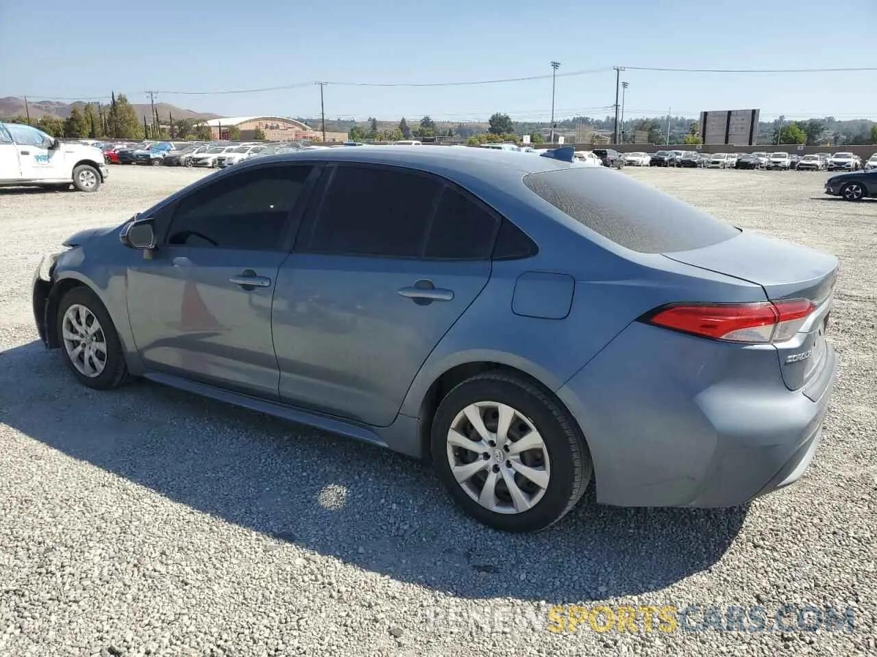 2 fotografías del automóvil dañado JTDEPRAE4LJ004311 TOYOTA COROLLA 2020