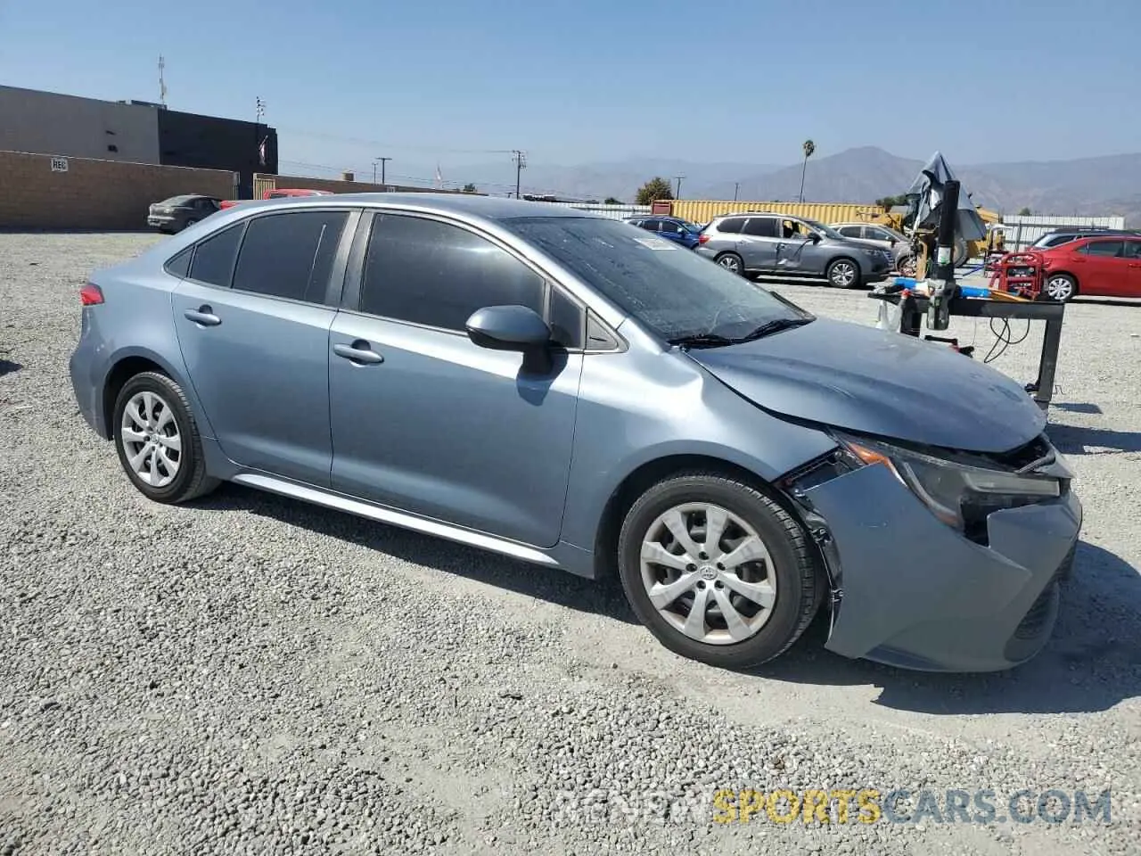 4 fotografías del automóvil dañado JTDEPRAE4LJ004311 TOYOTA COROLLA 2020