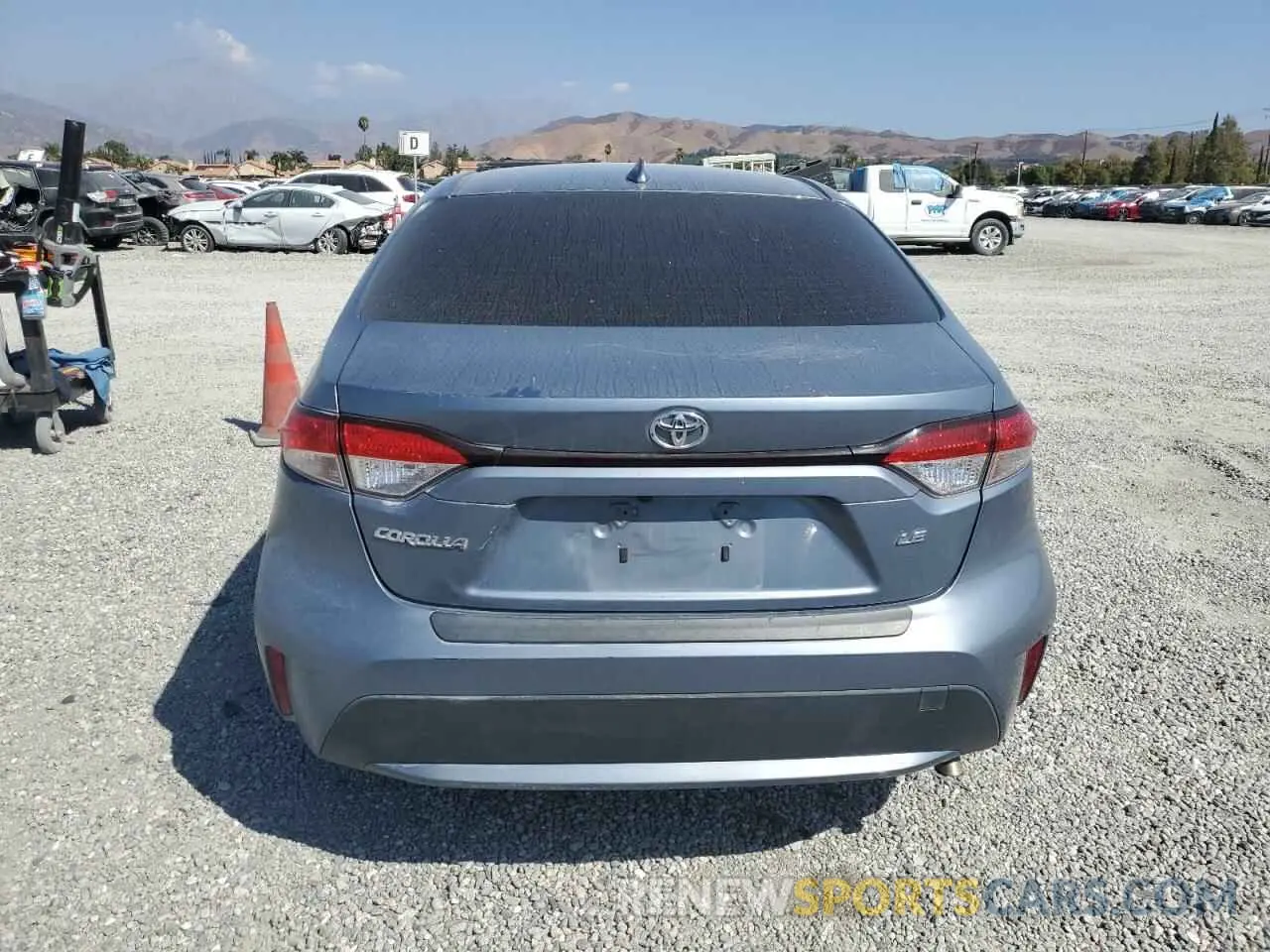 6 fotografías del automóvil dañado JTDEPRAE4LJ004311 TOYOTA COROLLA 2020