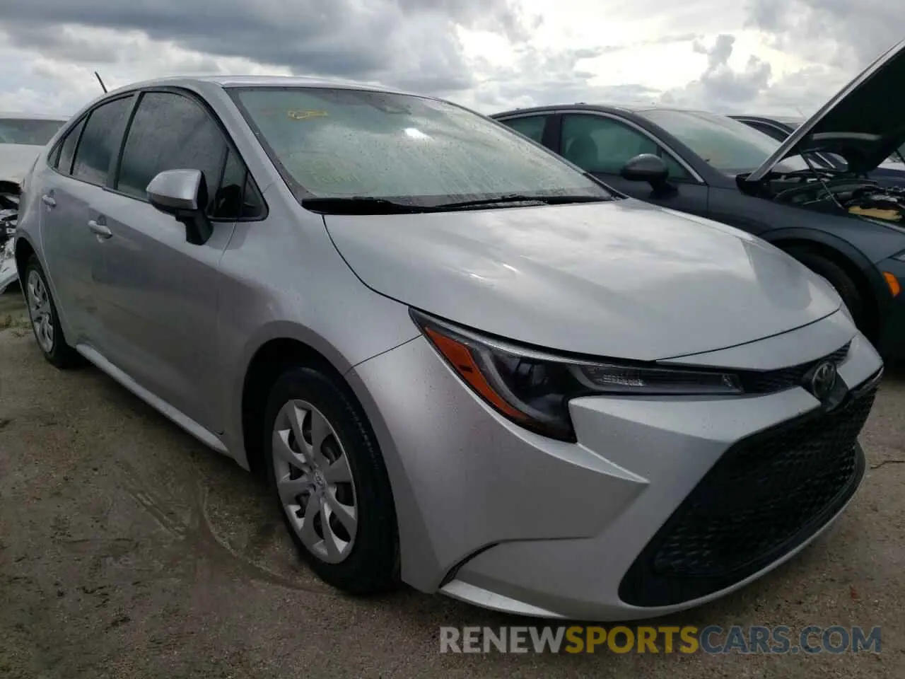 1 fotografías del automóvil dañado JTDEPRAE4LJ004745 TOYOTA COROLLA 2020