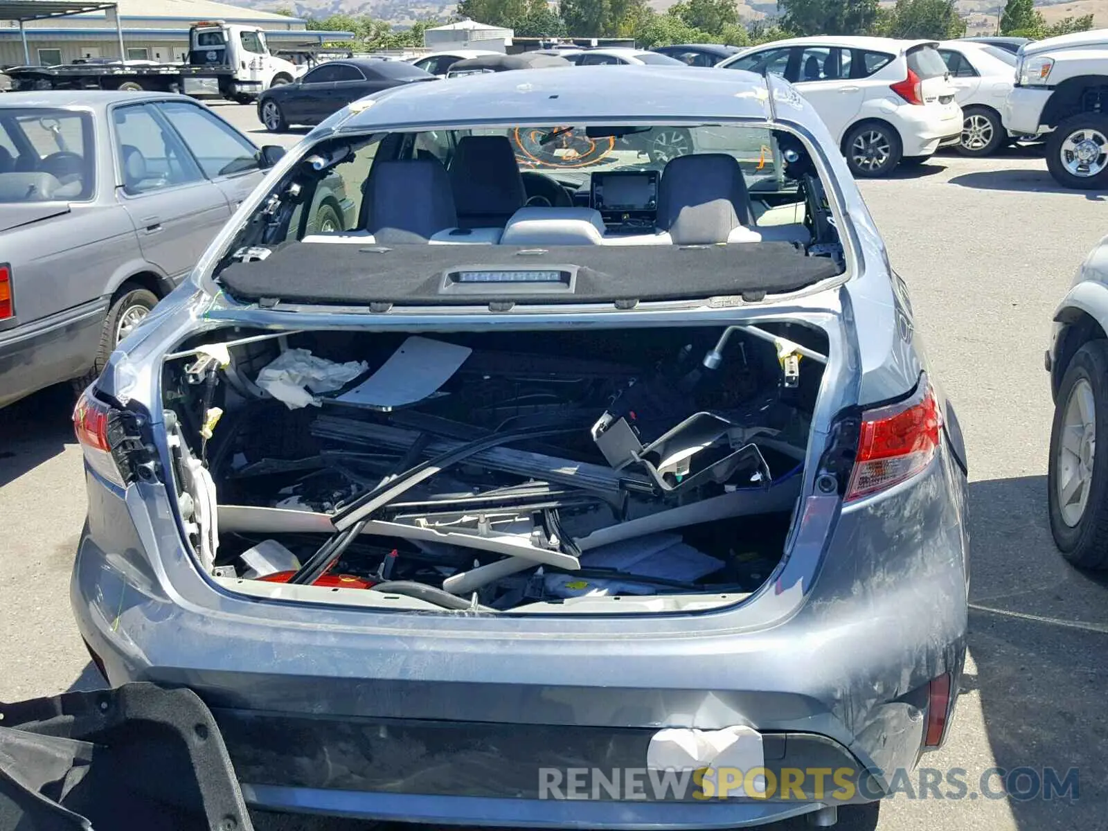 9 fotografías del automóvil dañado JTDEPRAE4LJ005992 TOYOTA COROLLA 2020