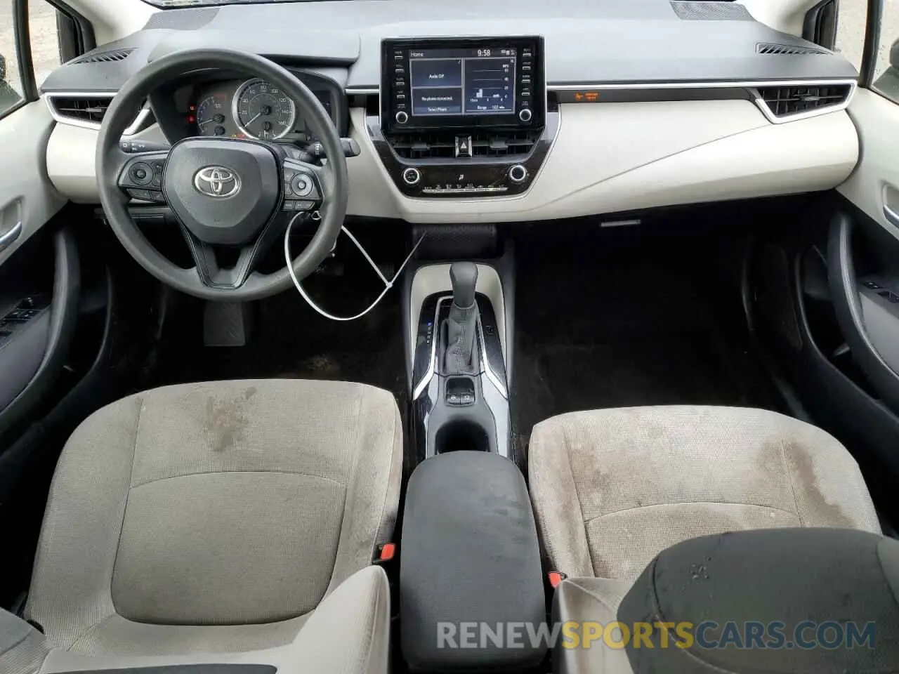 8 fotografías del automóvil dañado JTDEPRAE4LJ011470 TOYOTA COROLLA 2020