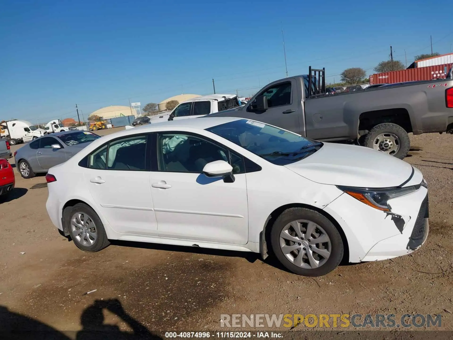 13 fotografías del automóvil dañado JTDEPRAE4LJ012053 TOYOTA COROLLA 2020