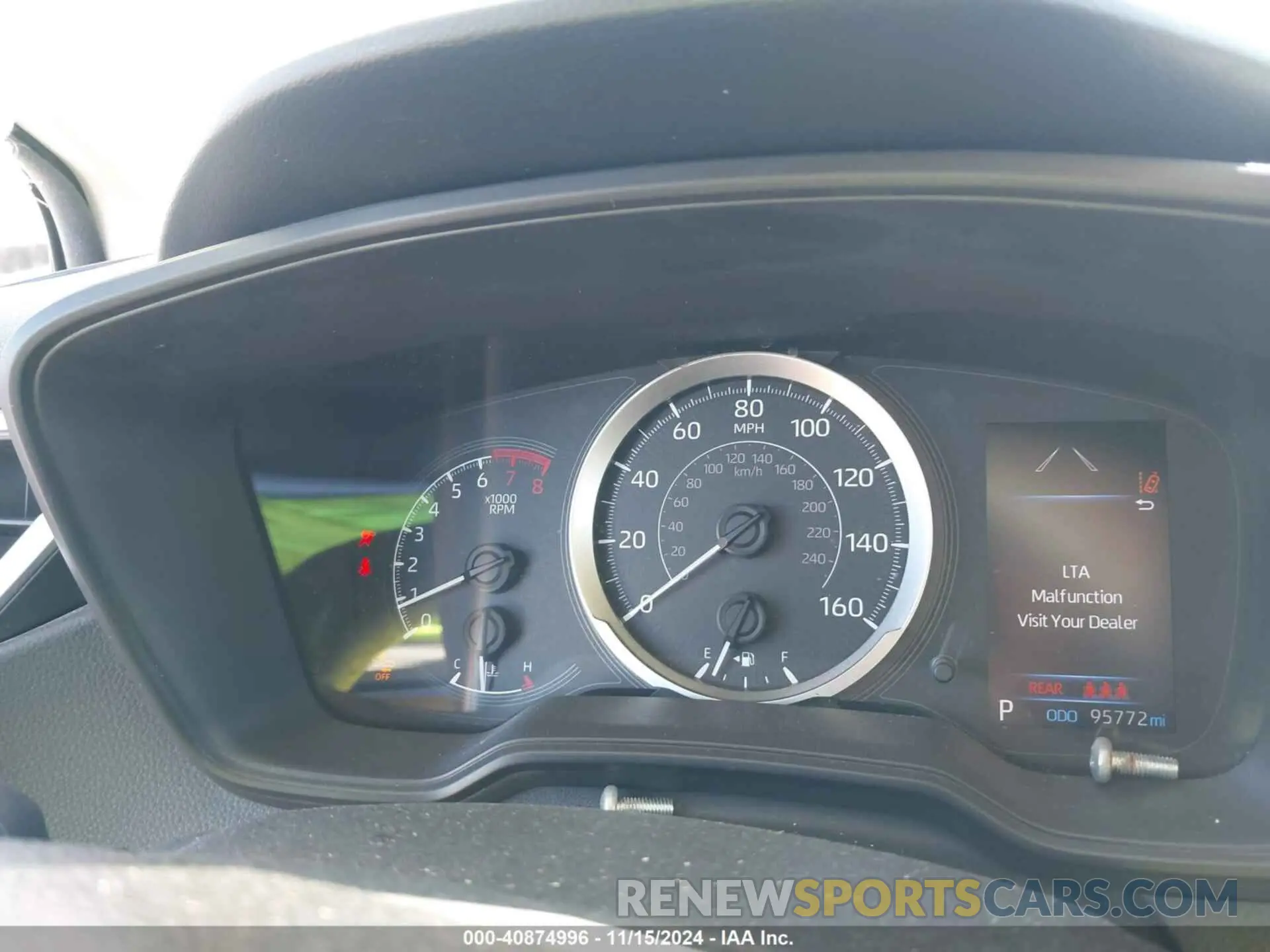 15 fotografías del automóvil dañado JTDEPRAE4LJ012053 TOYOTA COROLLA 2020