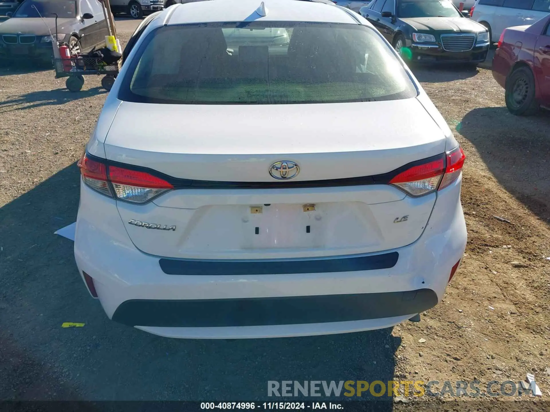 16 fotografías del automóvil dañado JTDEPRAE4LJ012053 TOYOTA COROLLA 2020