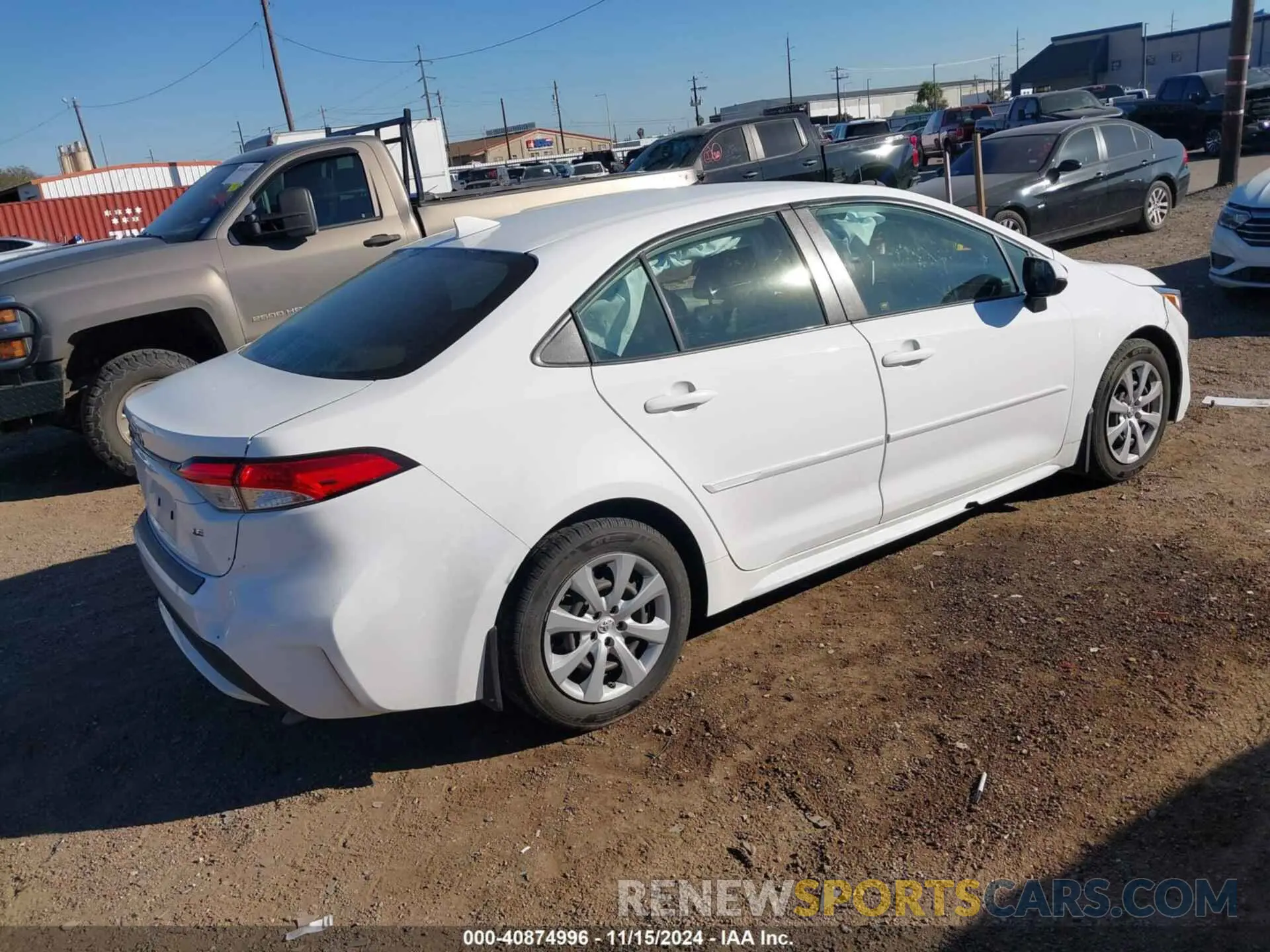 4 fotografías del automóvil dañado JTDEPRAE4LJ012053 TOYOTA COROLLA 2020