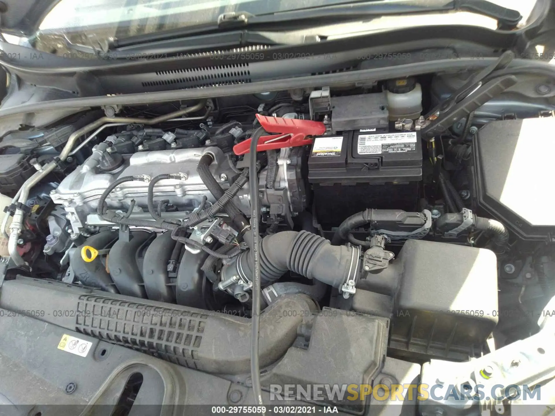 10 fotografías del automóvil dañado JTDEPRAE4LJ012571 TOYOTA COROLLA 2020