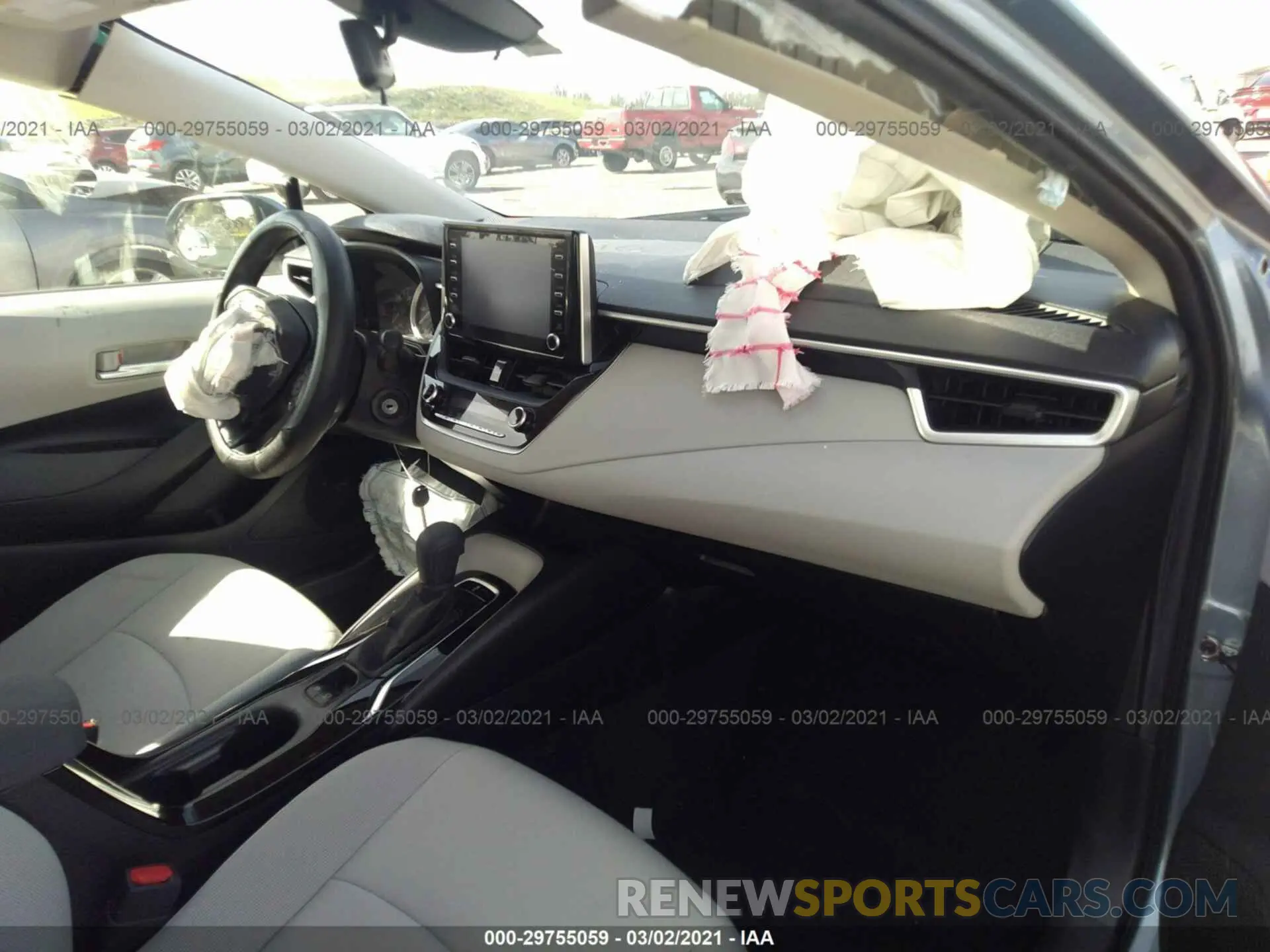 5 fotografías del automóvil dañado JTDEPRAE4LJ012571 TOYOTA COROLLA 2020