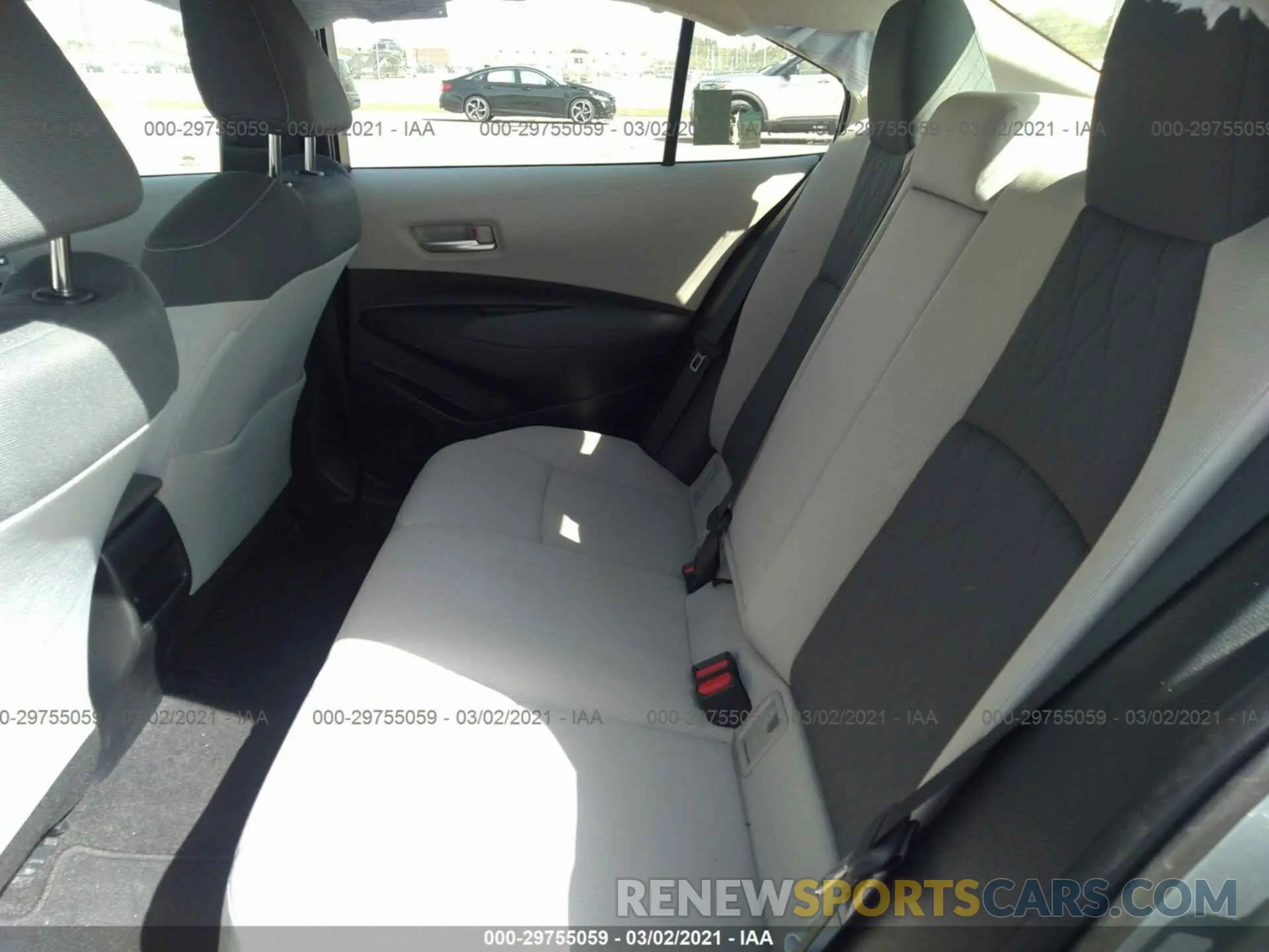 8 fotografías del automóvil dañado JTDEPRAE4LJ012571 TOYOTA COROLLA 2020