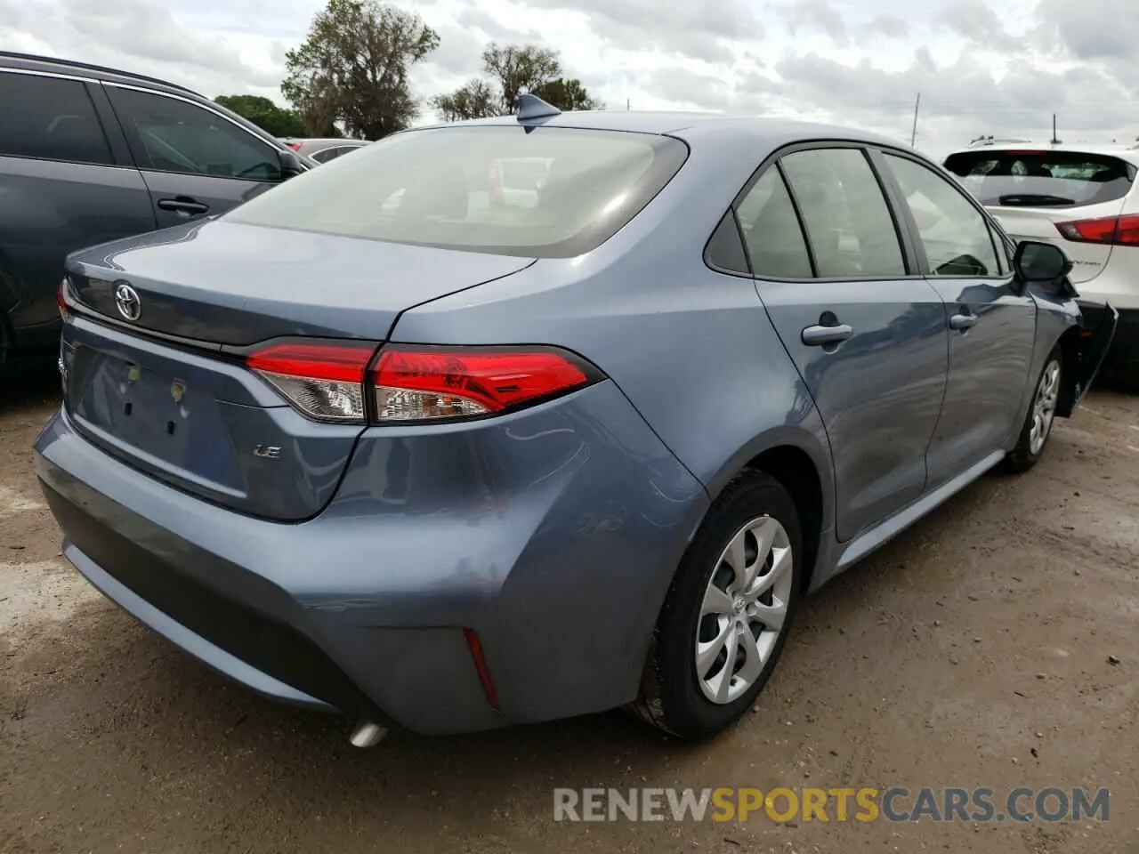 4 fotografías del automóvil dañado JTDEPRAE4LJ021626 TOYOTA COROLLA 2020