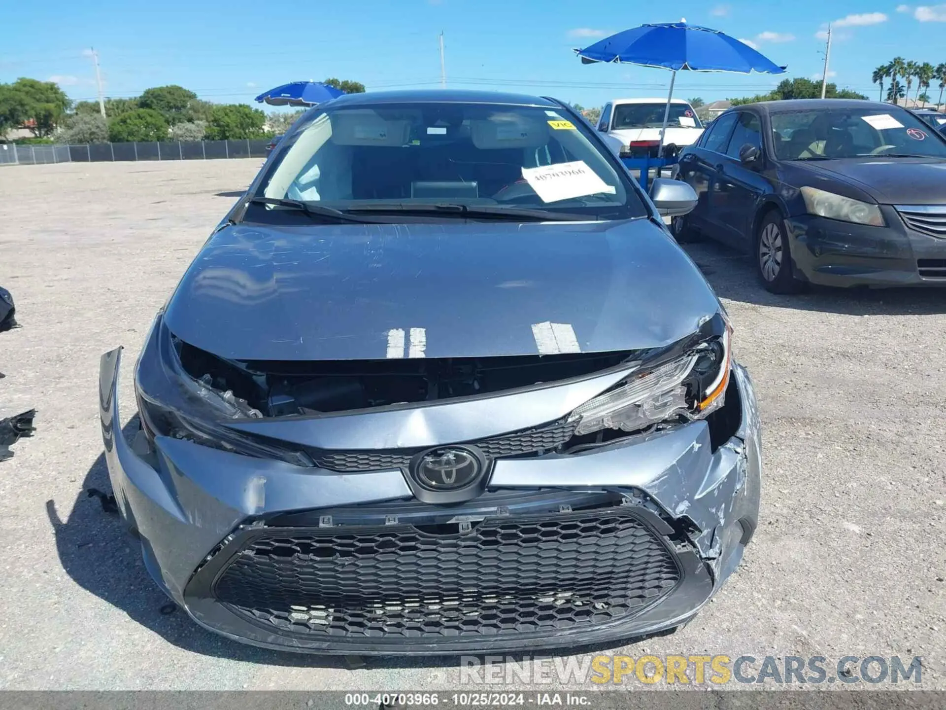 13 fotografías del automóvil dañado JTDEPRAE4LJ026373 TOYOTA COROLLA 2020
