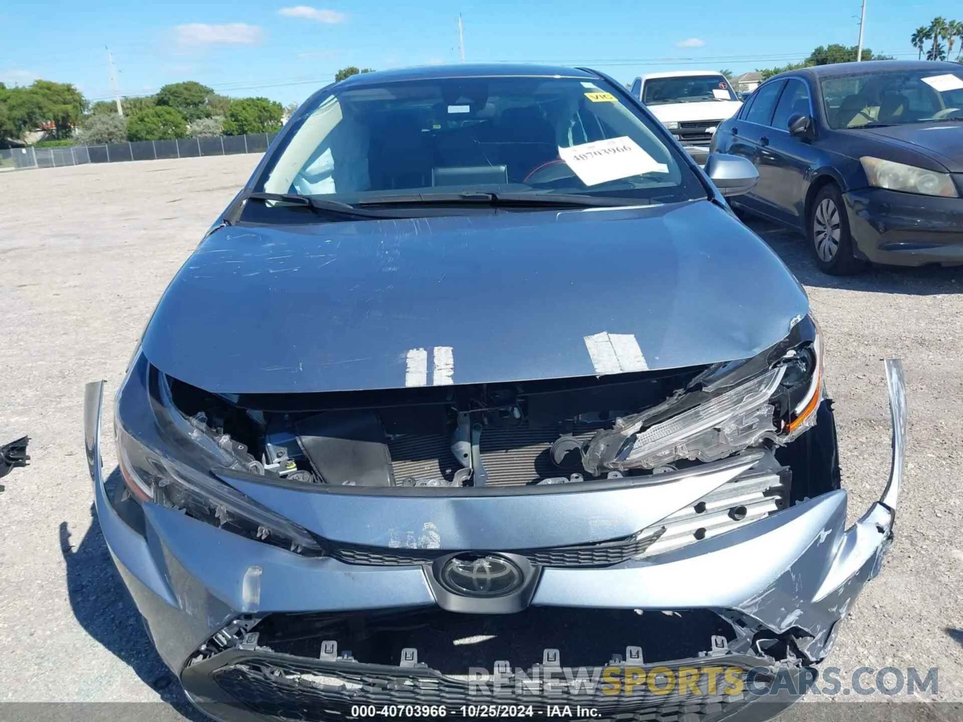 6 fotografías del automóvil dañado JTDEPRAE4LJ026373 TOYOTA COROLLA 2020
