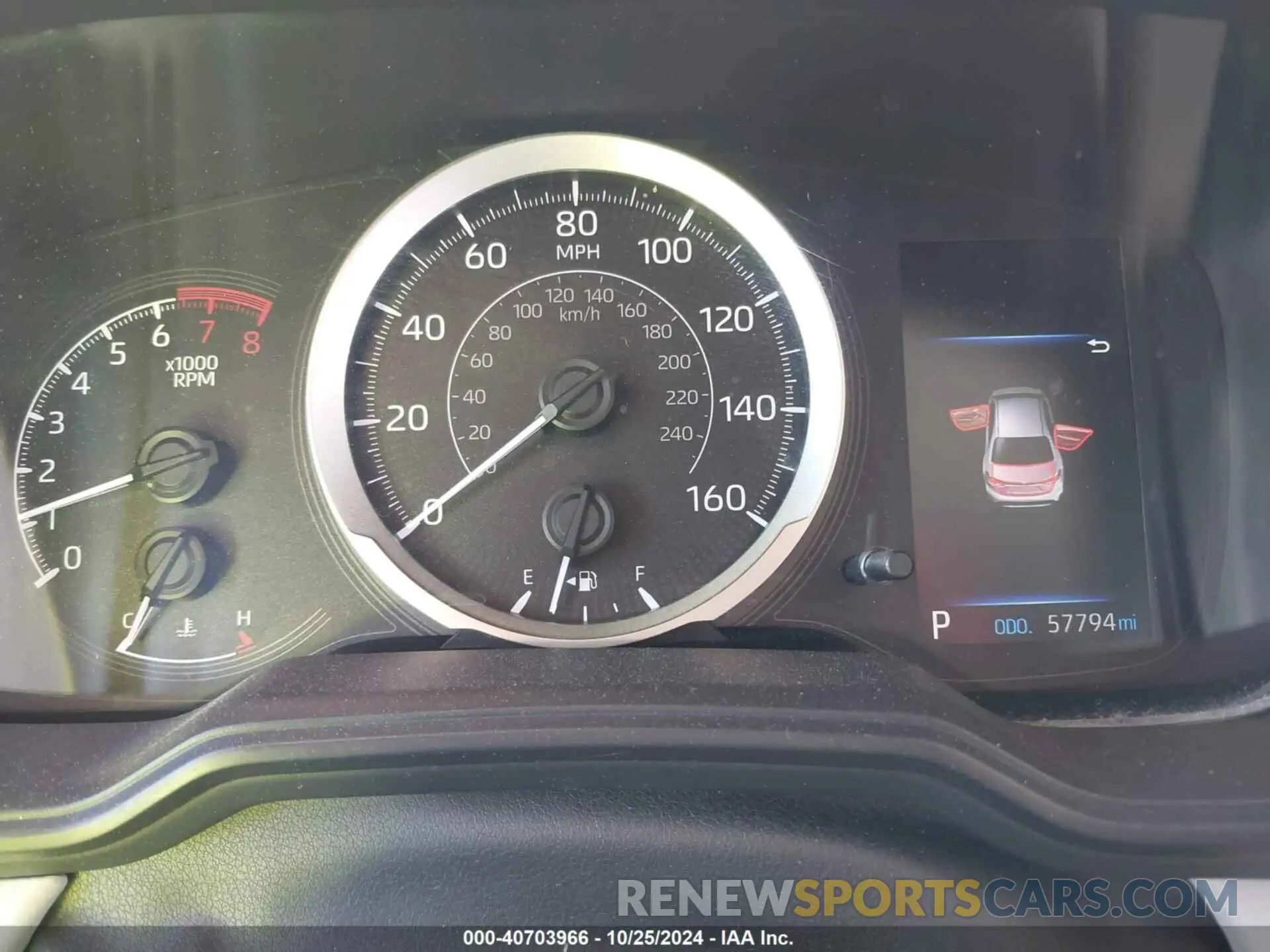 7 fotografías del automóvil dañado JTDEPRAE4LJ026373 TOYOTA COROLLA 2020