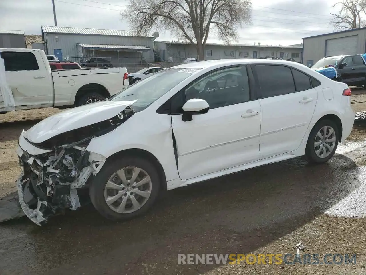 1 fotografías del automóvil dañado JTDEPRAE4LJ027474 TOYOTA COROLLA 2020
