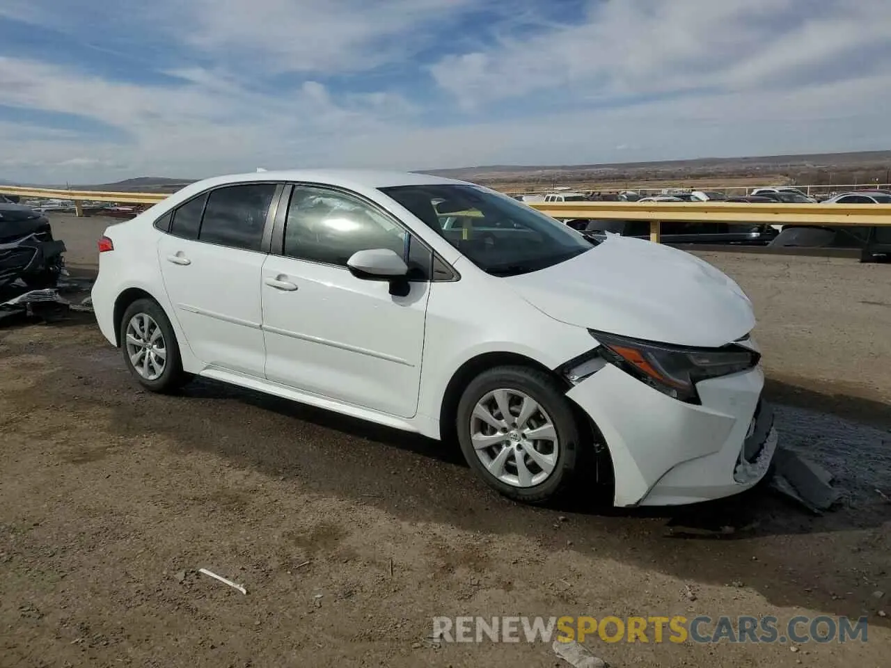 4 fotografías del automóvil dañado JTDEPRAE4LJ027474 TOYOTA COROLLA 2020