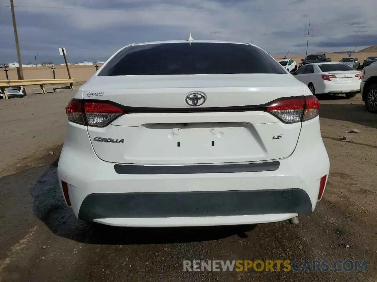 6 fotografías del automóvil dañado JTDEPRAE4LJ027474 TOYOTA COROLLA 2020