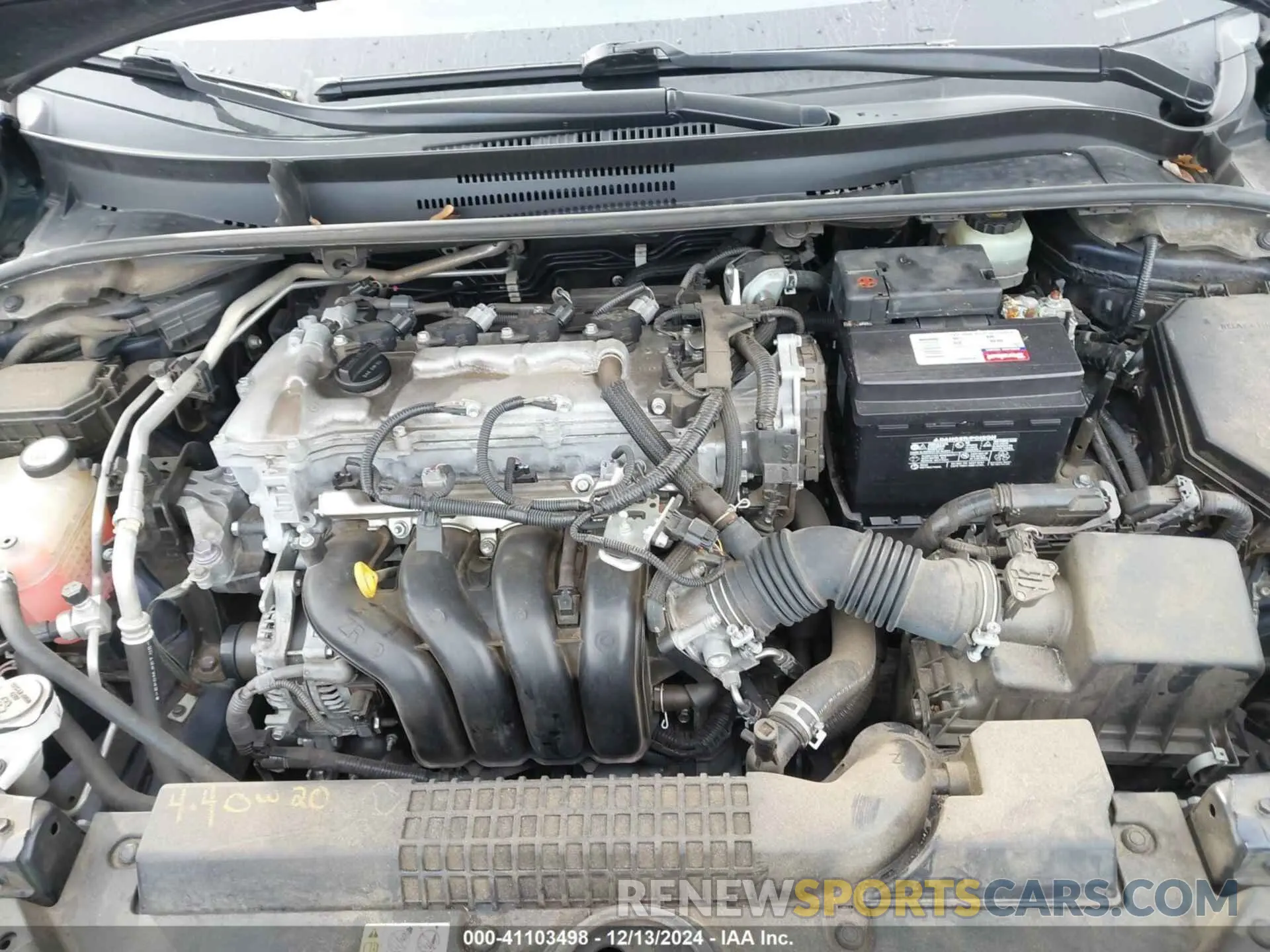 10 fotografías del automóvil dañado JTDEPRAE4LJ032092 TOYOTA COROLLA 2020