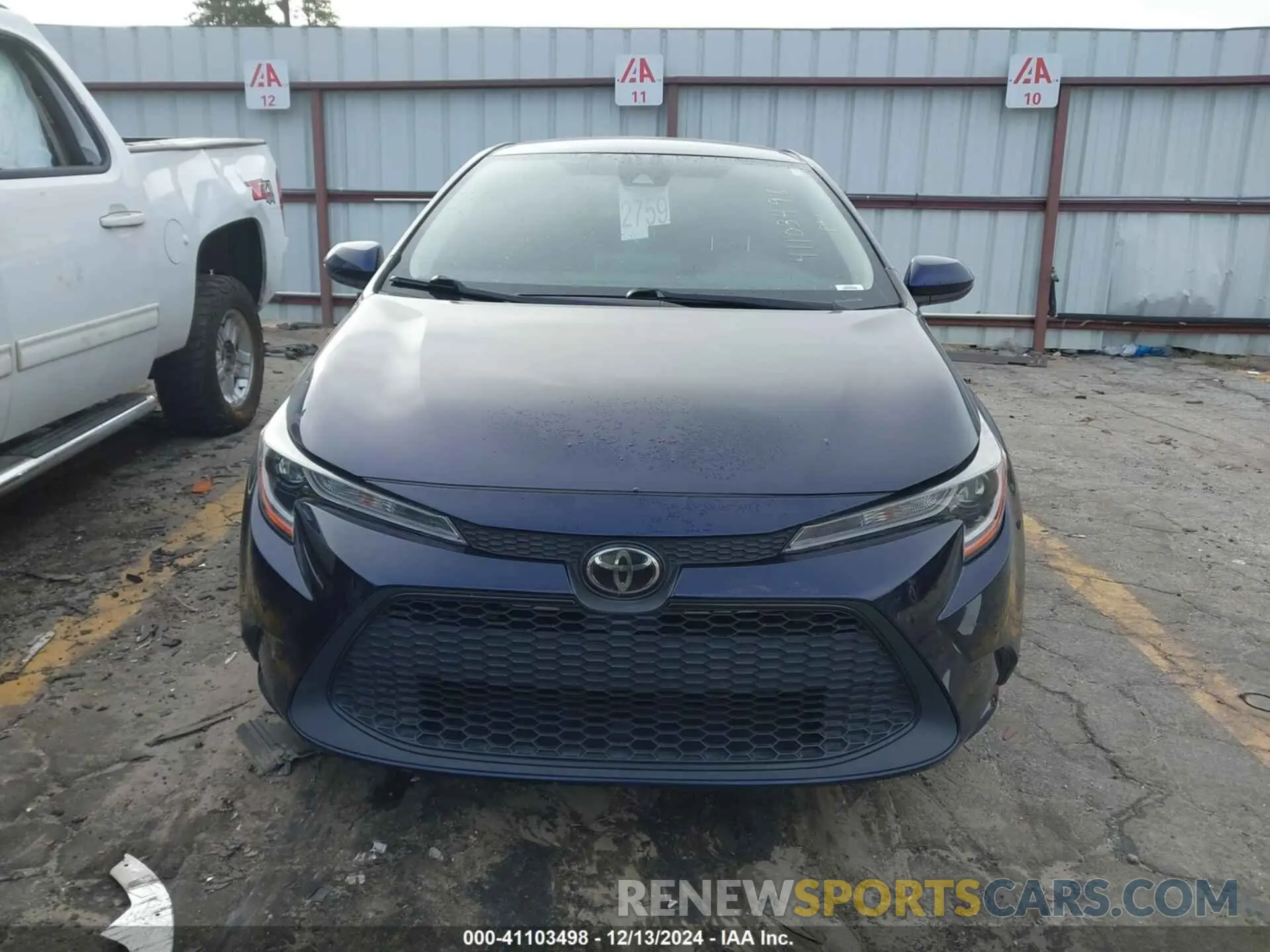 13 fotografías del automóvil dañado JTDEPRAE4LJ032092 TOYOTA COROLLA 2020