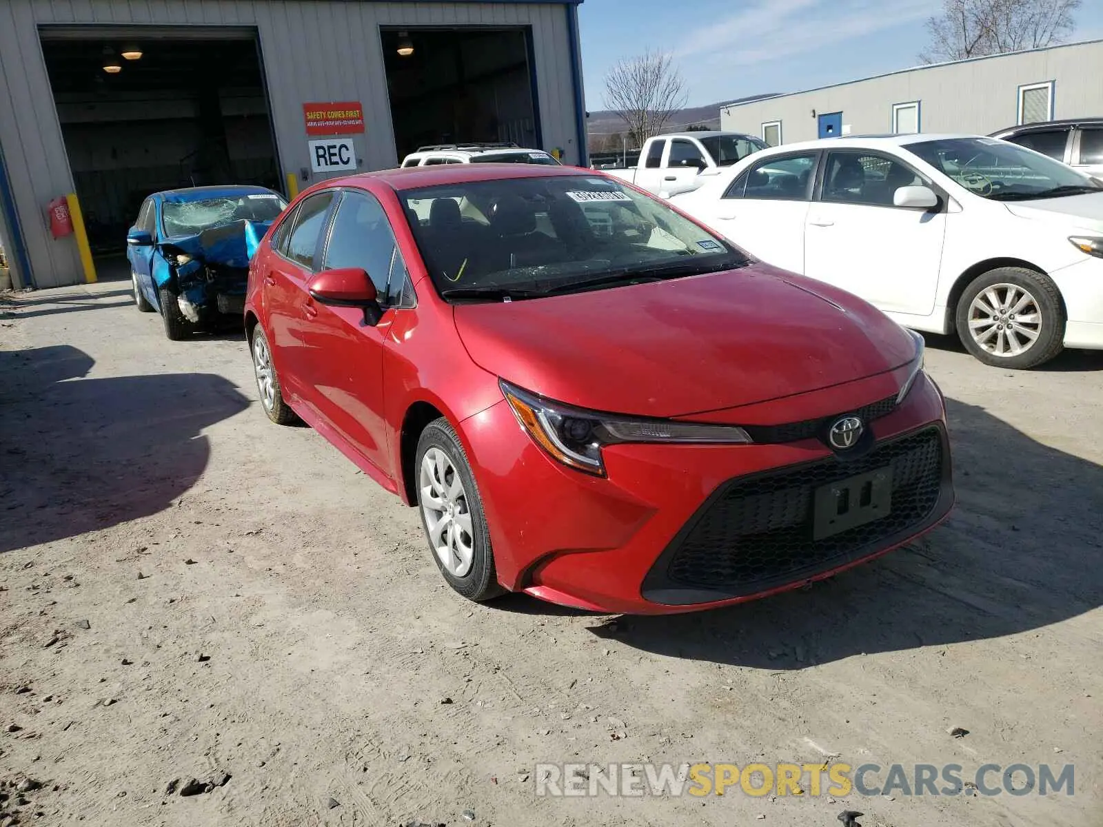 1 fotografías del automóvil dañado JTDEPRAE4LJ032514 TOYOTA COROLLA 2020