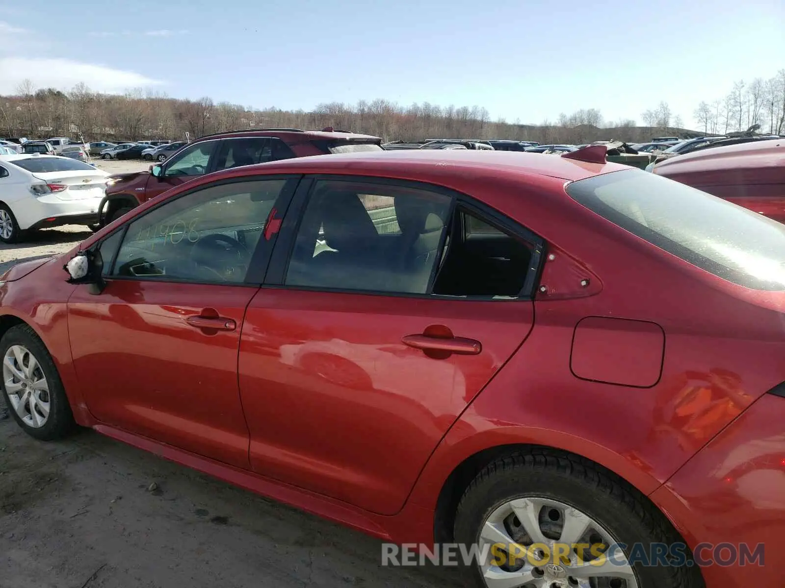 9 fotografías del automóvil dañado JTDEPRAE4LJ032514 TOYOTA COROLLA 2020