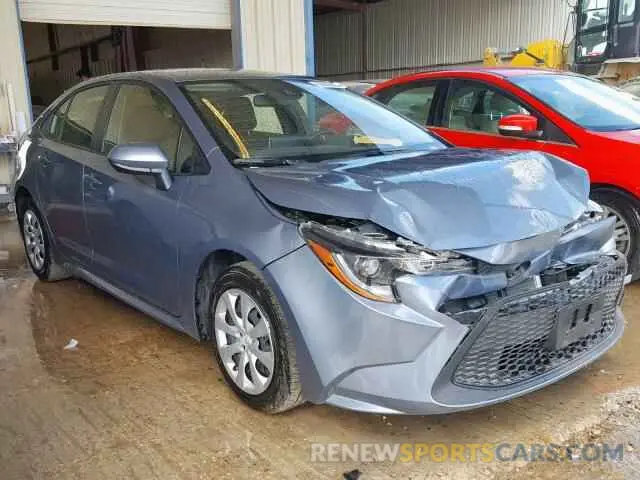 1 fotografías del automóvil dañado JTDEPRAE4LJ033324 TOYOTA COROLLA 2020