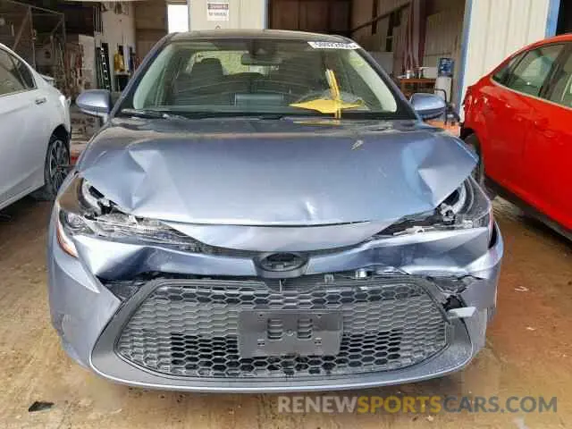 9 fotografías del automóvil dañado JTDEPRAE4LJ033324 TOYOTA COROLLA 2020