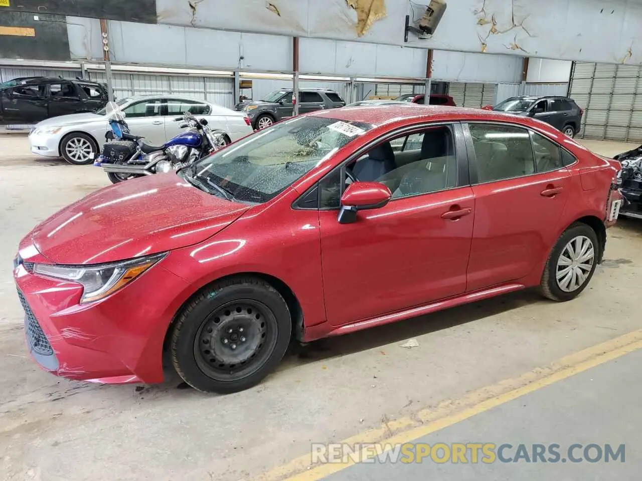 1 fotografías del automóvil dañado JTDEPRAE4LJ037292 TOYOTA COROLLA 2020