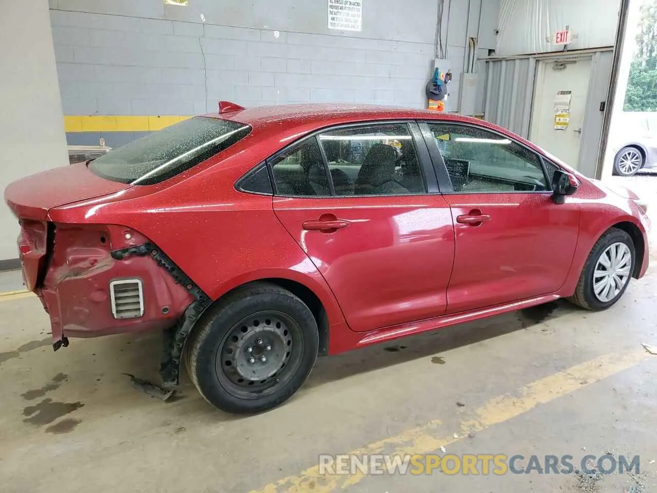 3 fotografías del automóvil dañado JTDEPRAE4LJ037292 TOYOTA COROLLA 2020