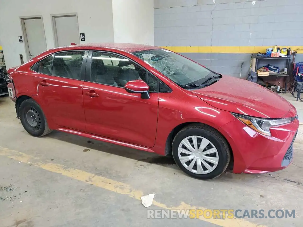 4 fotografías del automóvil dañado JTDEPRAE4LJ037292 TOYOTA COROLLA 2020