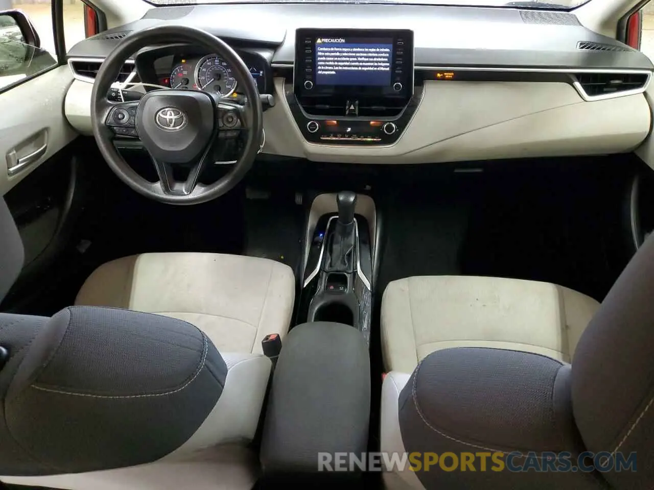 8 fotografías del automóvil dañado JTDEPRAE4LJ037292 TOYOTA COROLLA 2020
