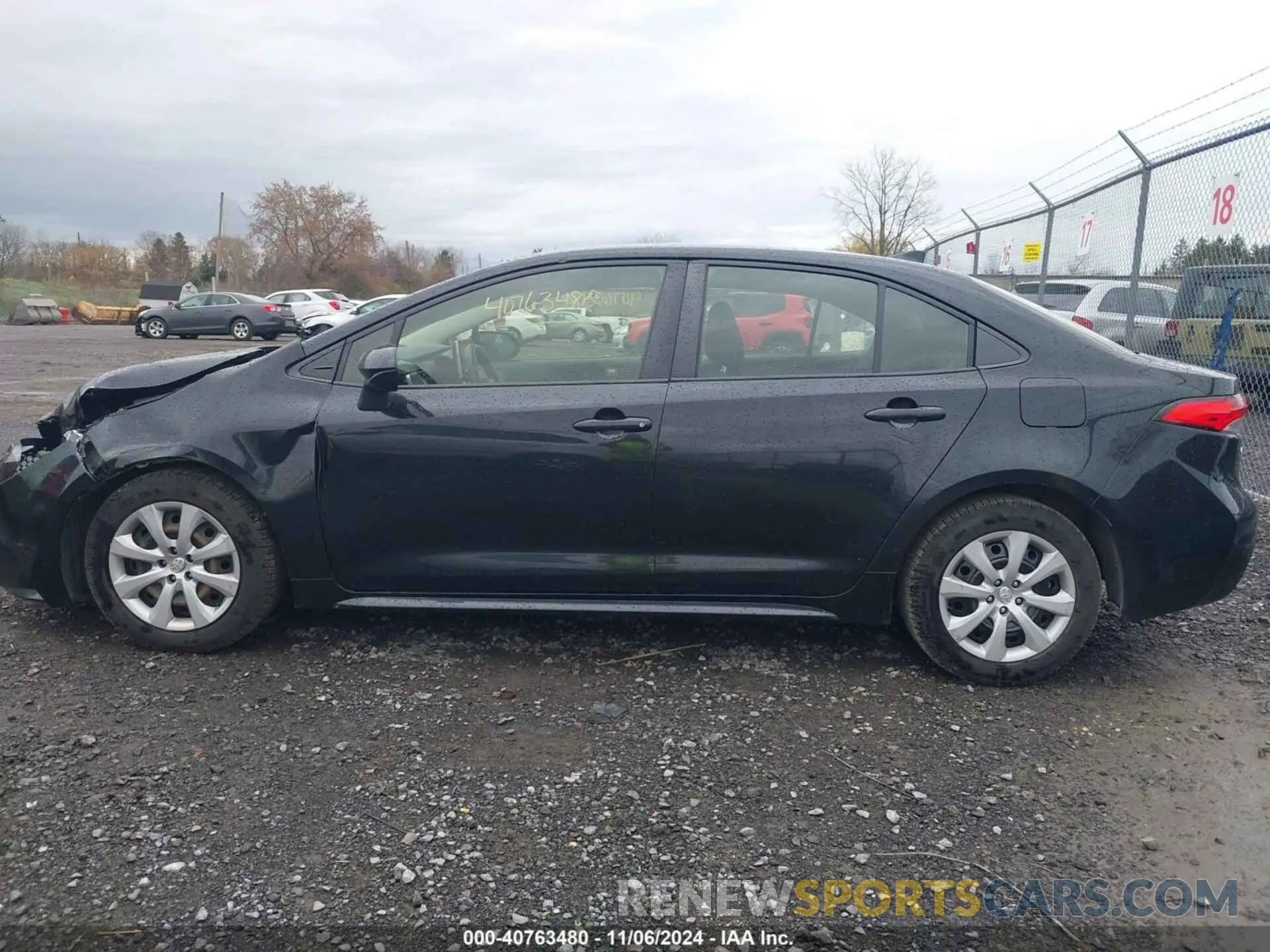14 fotografías del automóvil dañado JTDEPRAE4LJ037843 TOYOTA COROLLA 2020