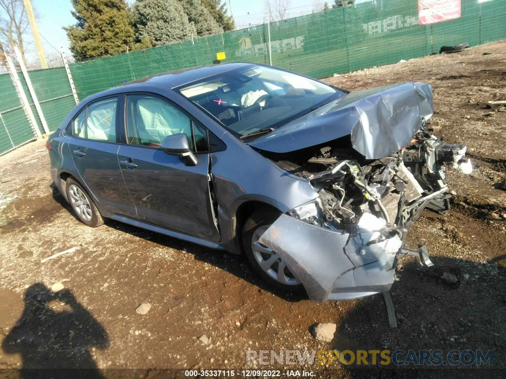 1 fotografías del automóvil dañado JTDEPRAE4LJ039818 TOYOTA COROLLA 2020