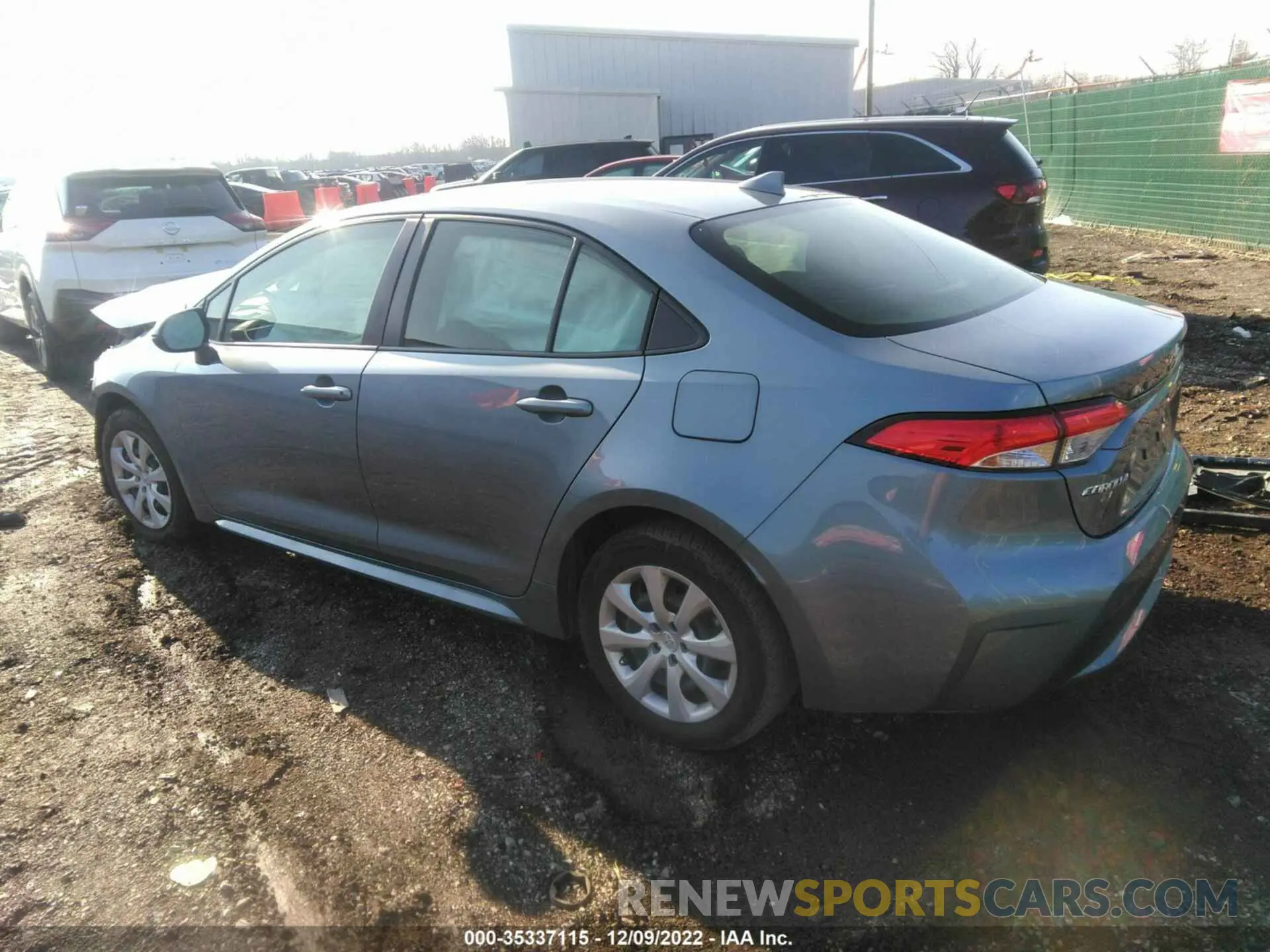 3 fotografías del automóvil dañado JTDEPRAE4LJ039818 TOYOTA COROLLA 2020