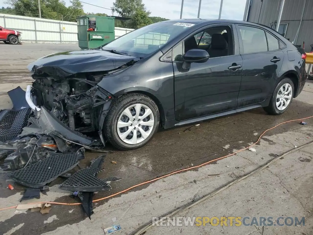 1 fotografías del automóvil dañado JTDEPRAE4LJ040628 TOYOTA COROLLA 2020