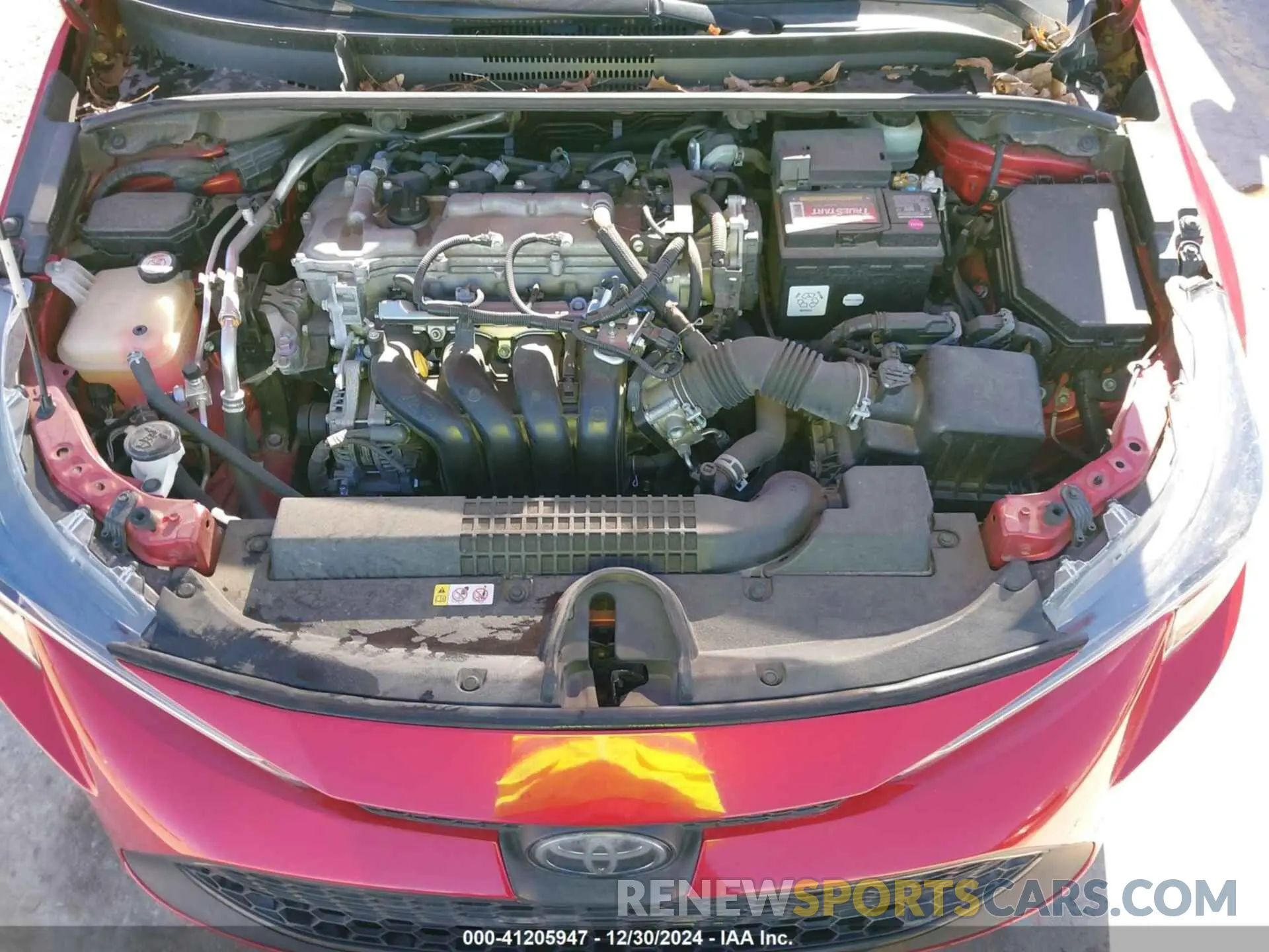 10 fotografías del automóvil dañado JTDEPRAE4LJ042993 TOYOTA COROLLA 2020