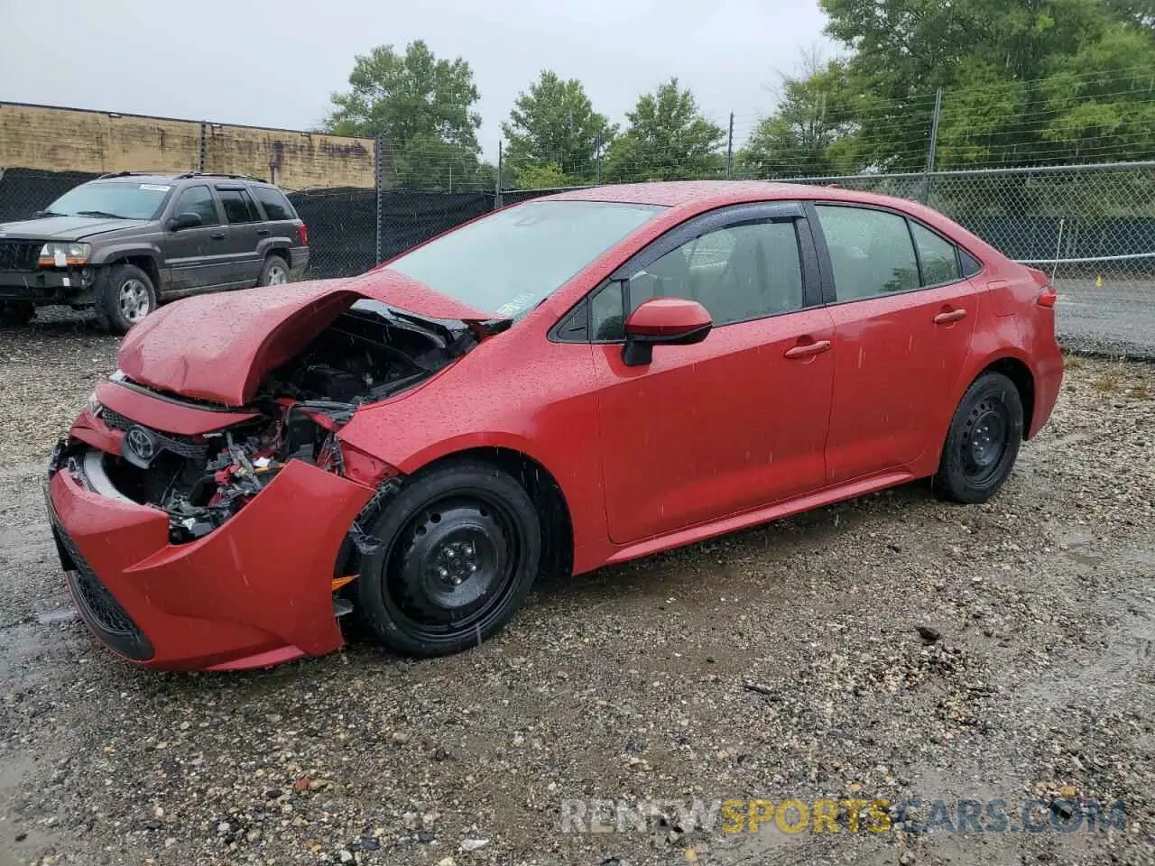 1 fotografías del automóvil dañado JTDEPRAE4LJ047689 TOYOTA COROLLA 2020