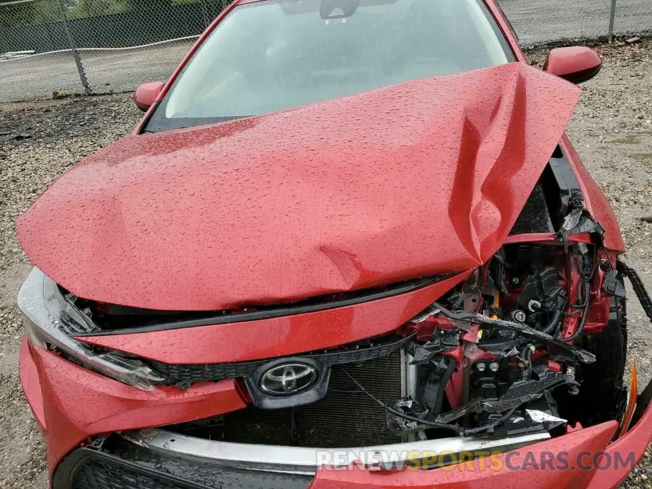 11 fotografías del automóvil dañado JTDEPRAE4LJ047689 TOYOTA COROLLA 2020