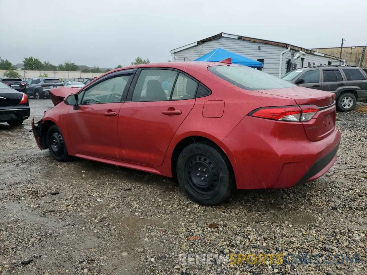 2 fotografías del automóvil dañado JTDEPRAE4LJ047689 TOYOTA COROLLA 2020