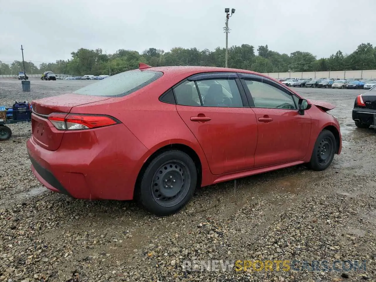 3 fotografías del automóvil dañado JTDEPRAE4LJ047689 TOYOTA COROLLA 2020