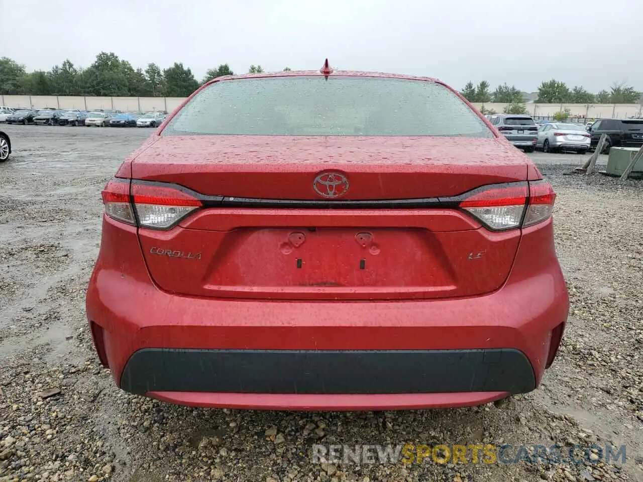 6 fotografías del automóvil dañado JTDEPRAE4LJ047689 TOYOTA COROLLA 2020