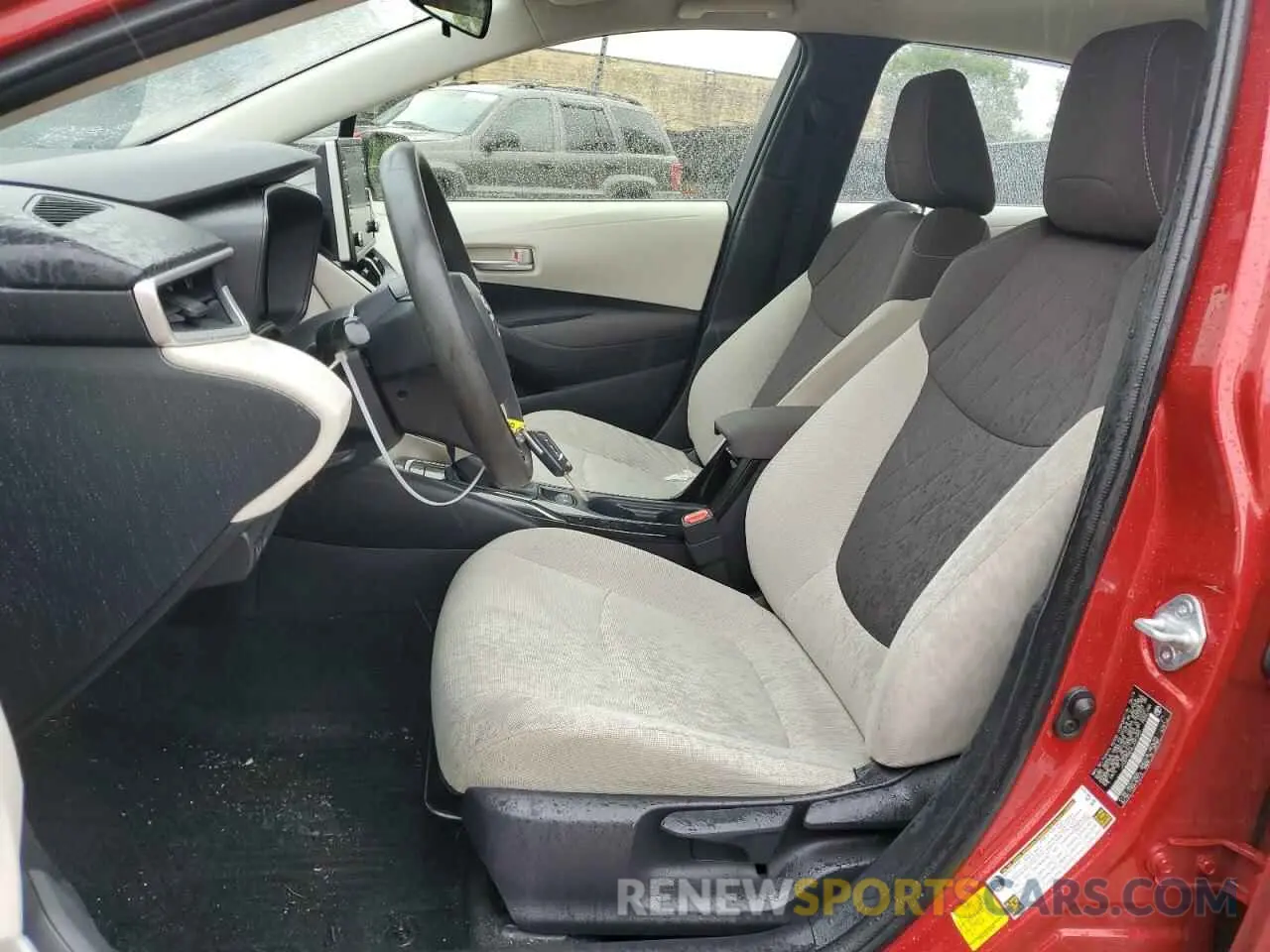 7 fotografías del automóvil dañado JTDEPRAE4LJ047689 TOYOTA COROLLA 2020
