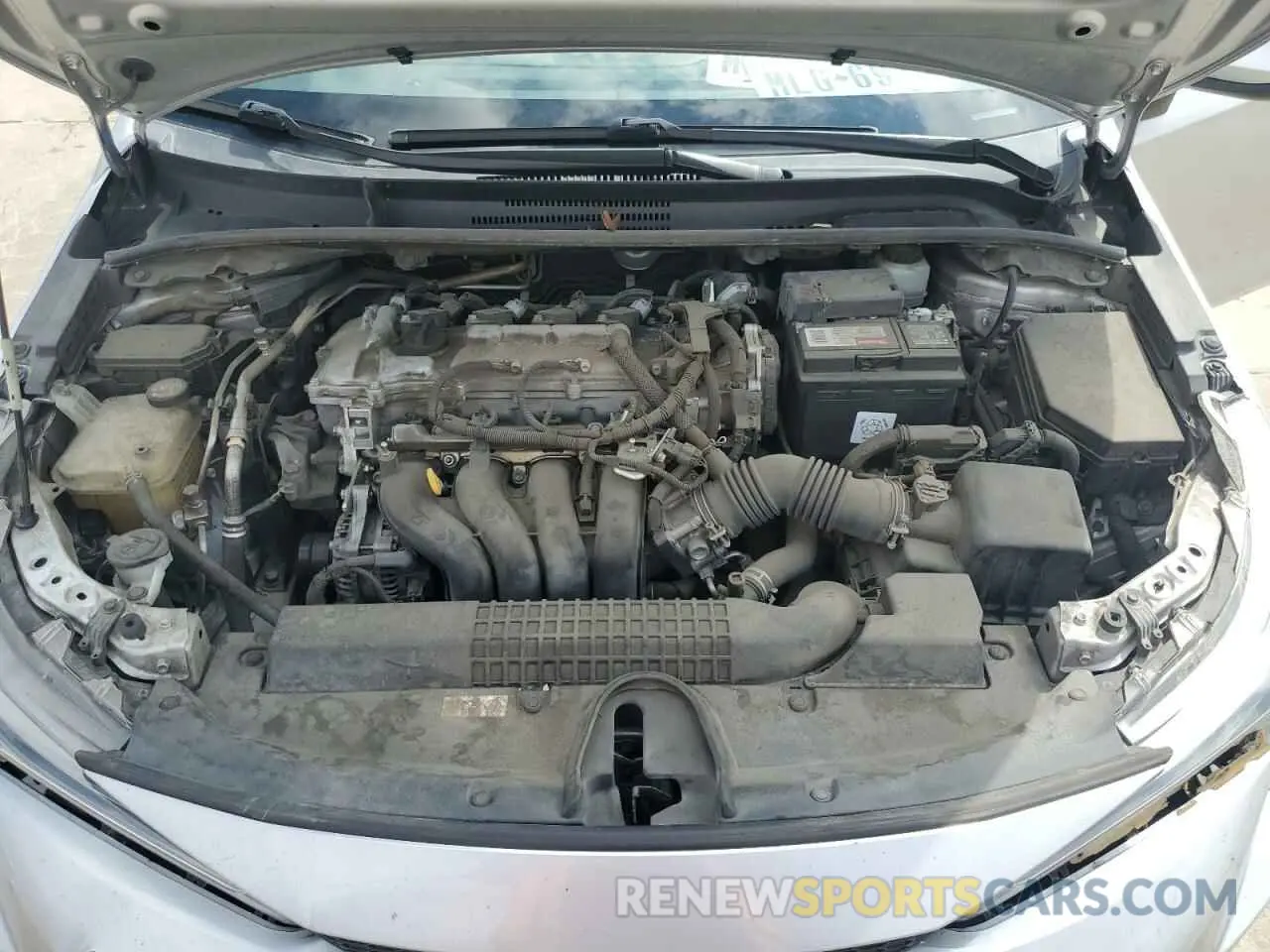 11 fotografías del automóvil dañado JTDEPRAE4LJ048454 TOYOTA COROLLA 2020