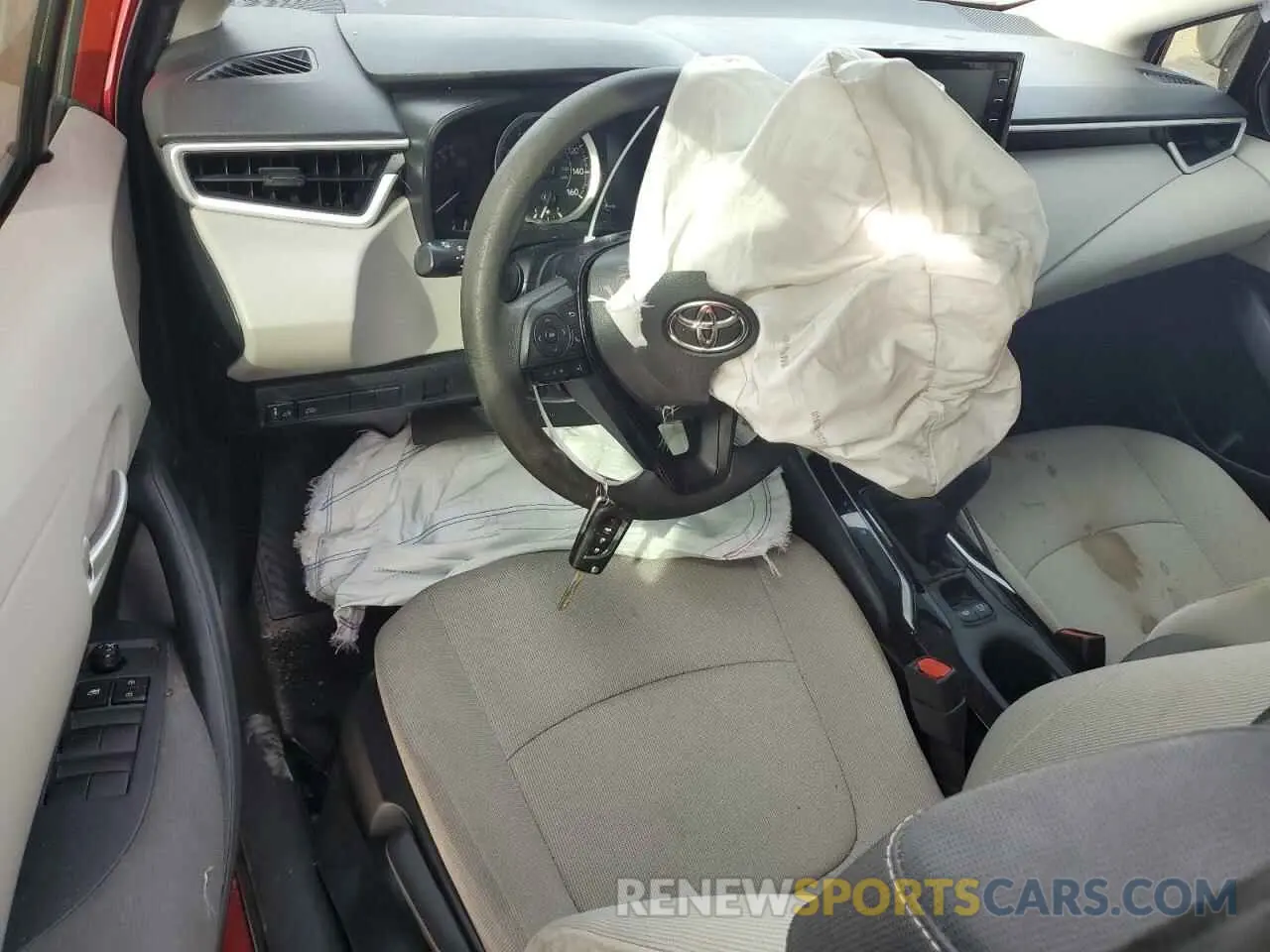8 fotografías del automóvil dañado JTDEPRAE4LJ049684 TOYOTA COROLLA 2020