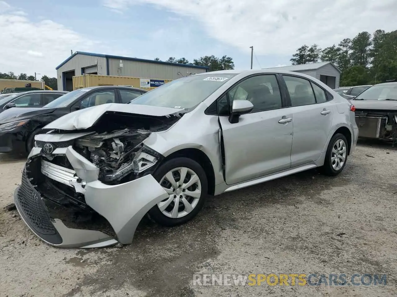 1 fotografías del automóvil dañado JTDEPRAE4LJ049877 TOYOTA COROLLA 2020