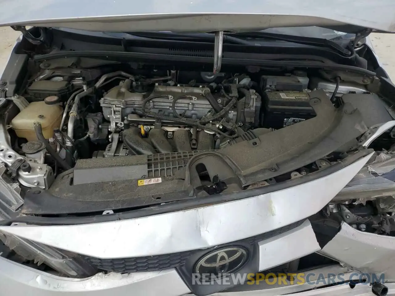 11 fotografías del automóvil dañado JTDEPRAE4LJ049877 TOYOTA COROLLA 2020
