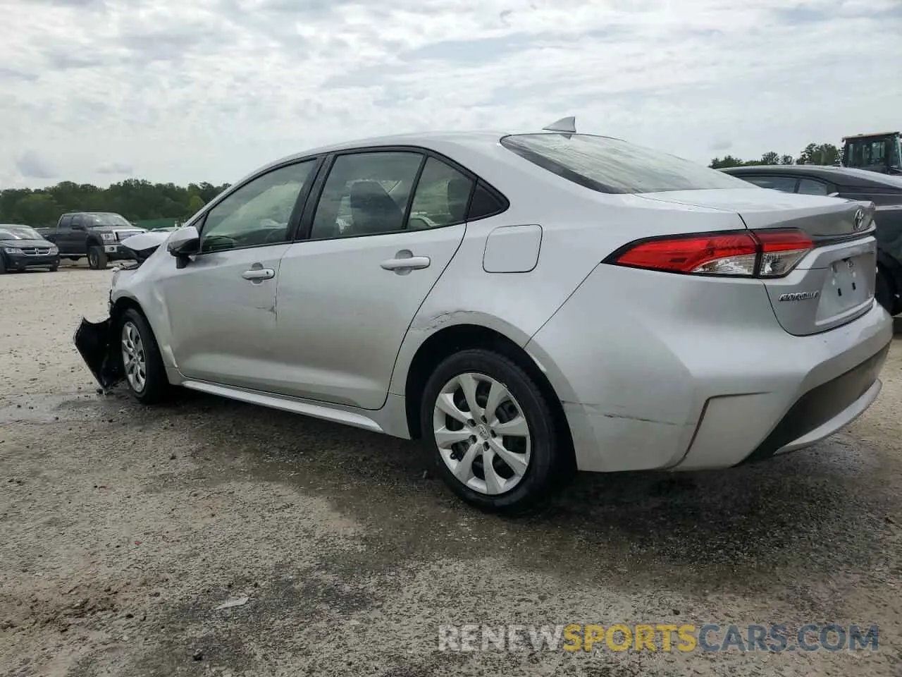 2 fotografías del automóvil dañado JTDEPRAE4LJ049877 TOYOTA COROLLA 2020