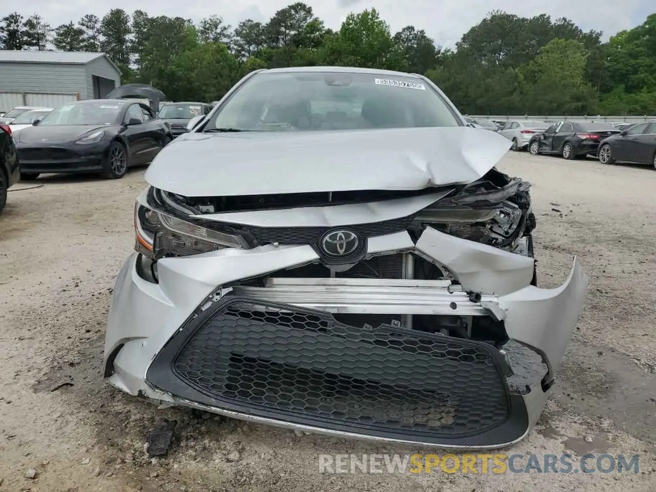 5 fotografías del automóvil dañado JTDEPRAE4LJ049877 TOYOTA COROLLA 2020