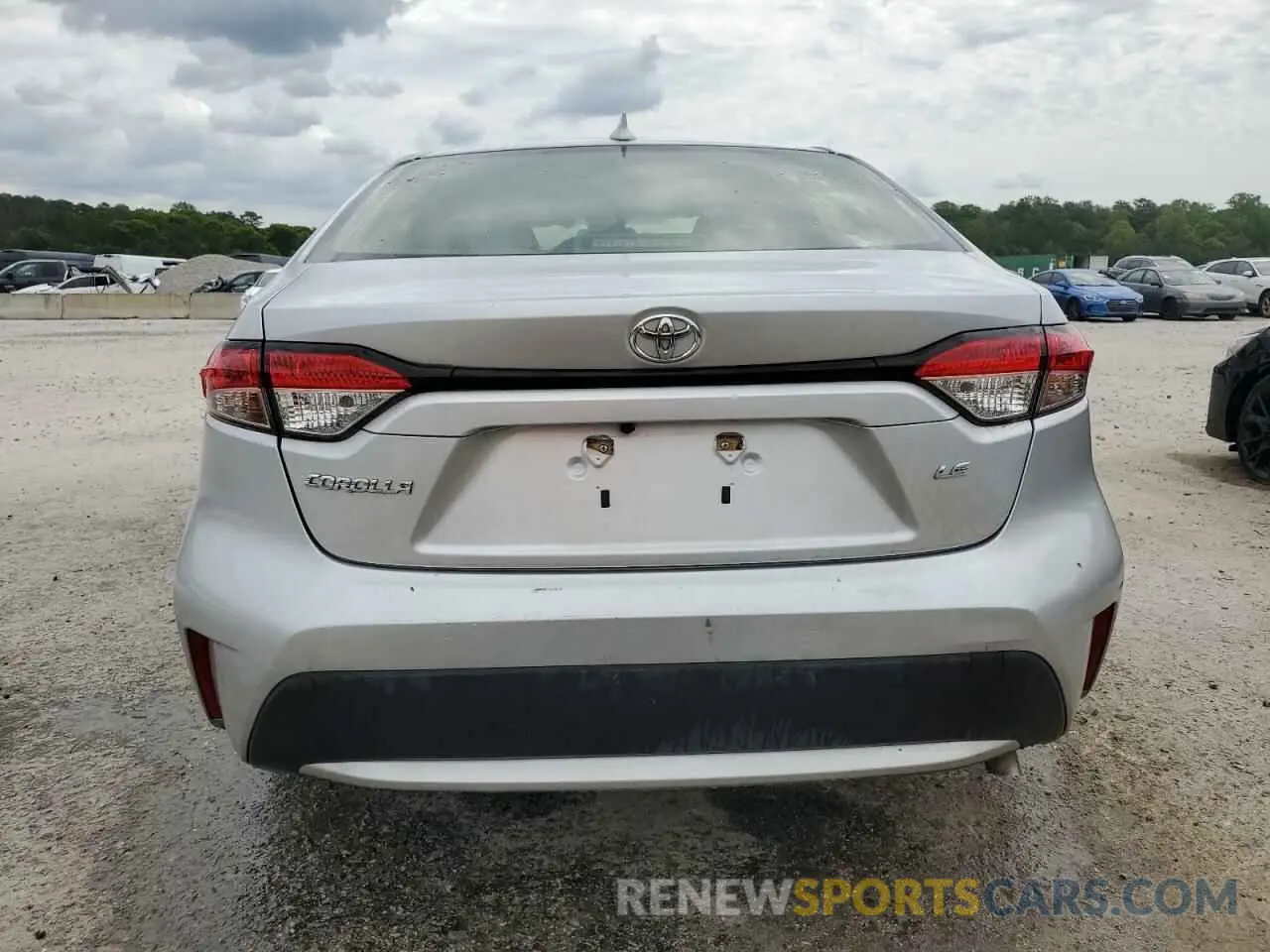 6 fotografías del automóvil dañado JTDEPRAE4LJ049877 TOYOTA COROLLA 2020